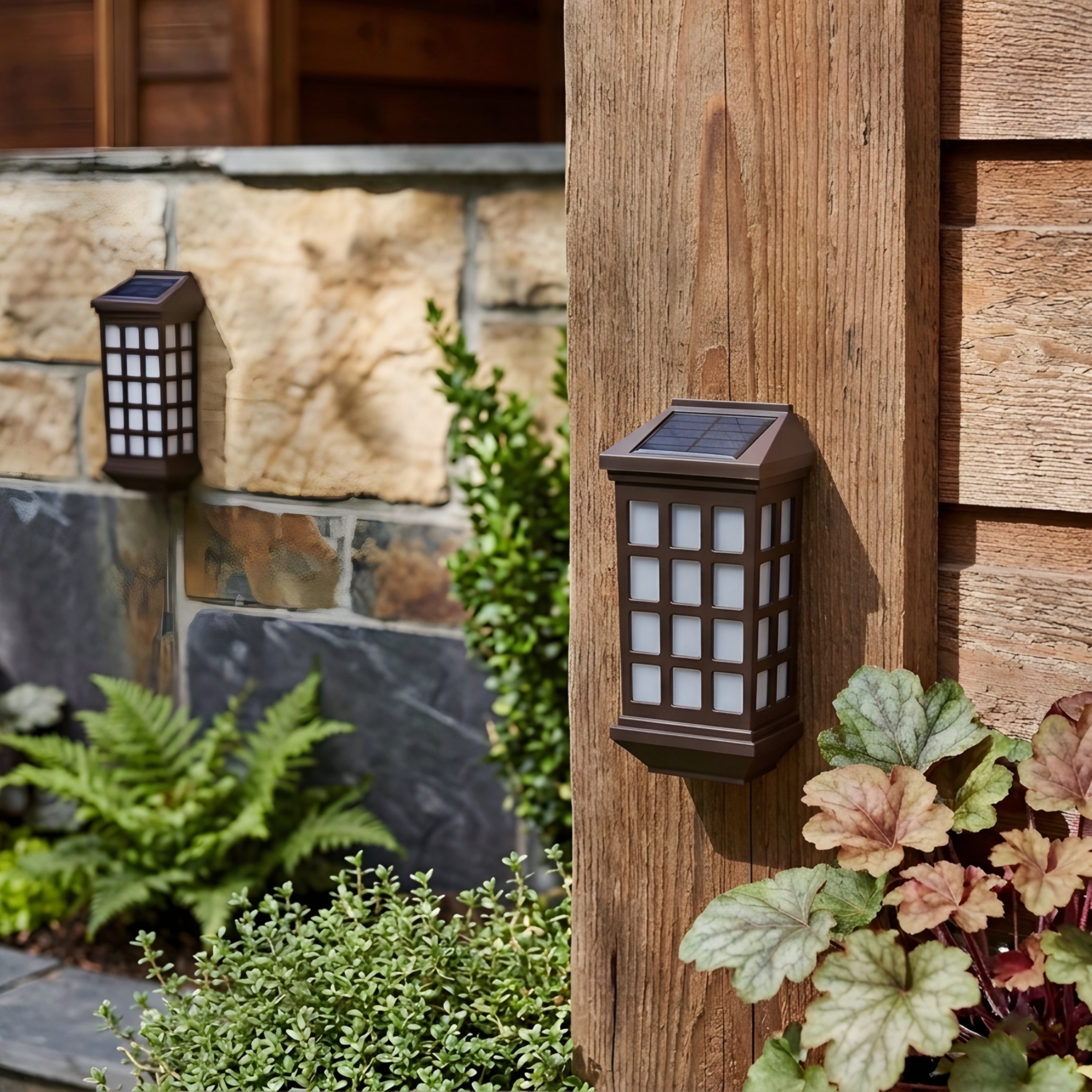 Torven Outdoor Wall Lantern – Modern Farmhouse LED Porch Entryway Waterproof Exterior Sconce Lighting