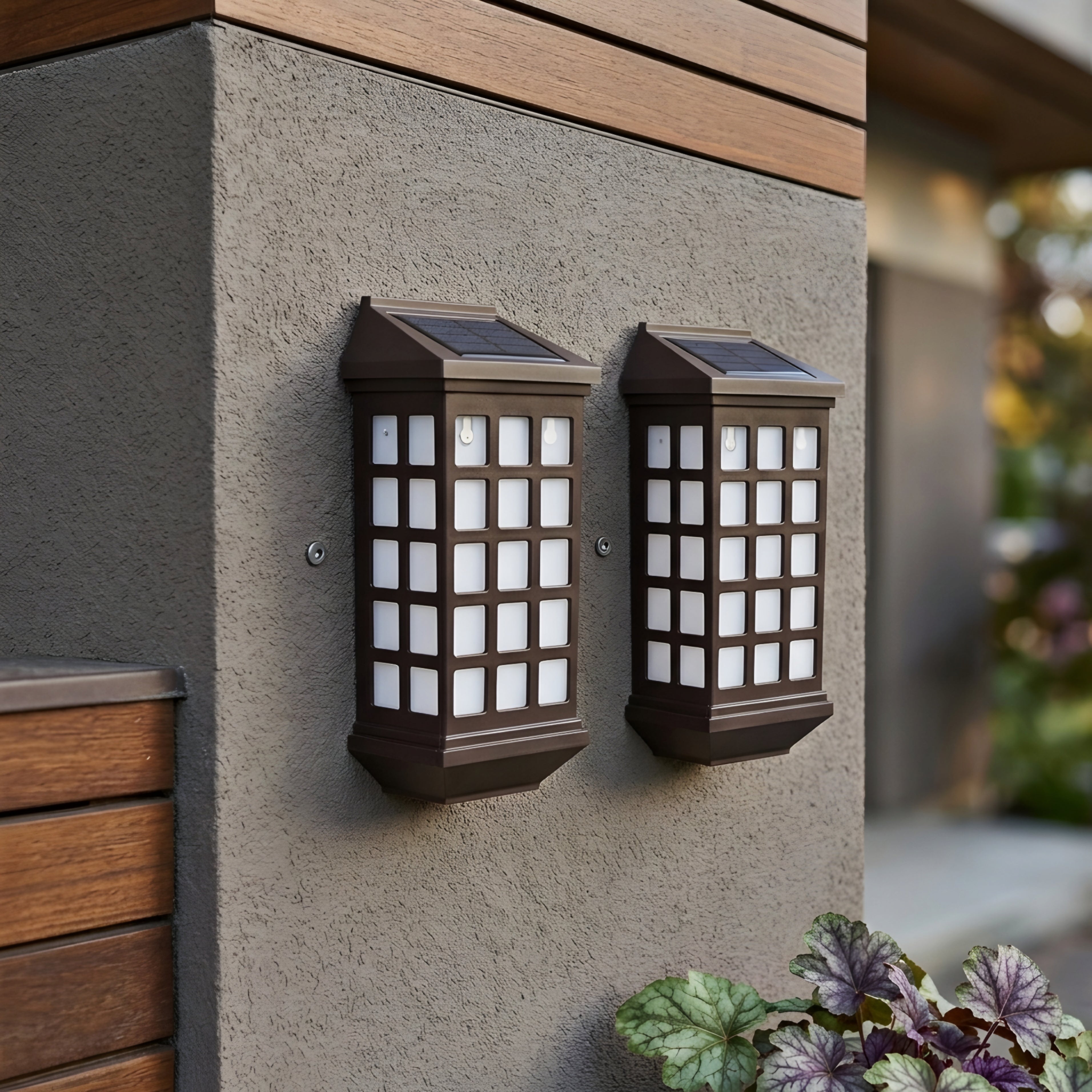 Torven Outdoor Wall Lantern – Modern Farmhouse LED Porch Entryway Waterproof Exterior Sconce Lighting