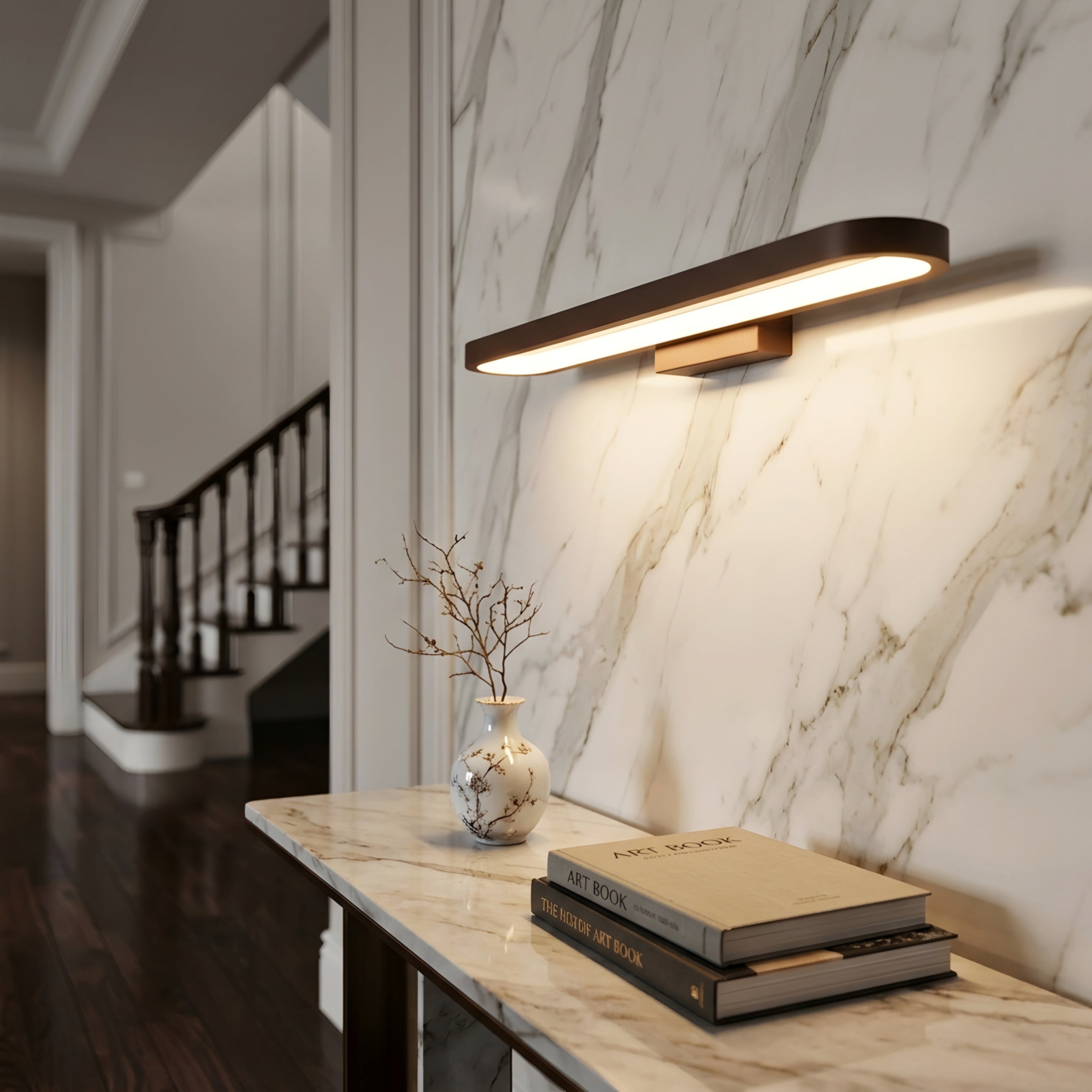 Liora LED Vanity Light Bar – Modern Minimalist Bathroom Mirror Linear Wall Lighting Fixture