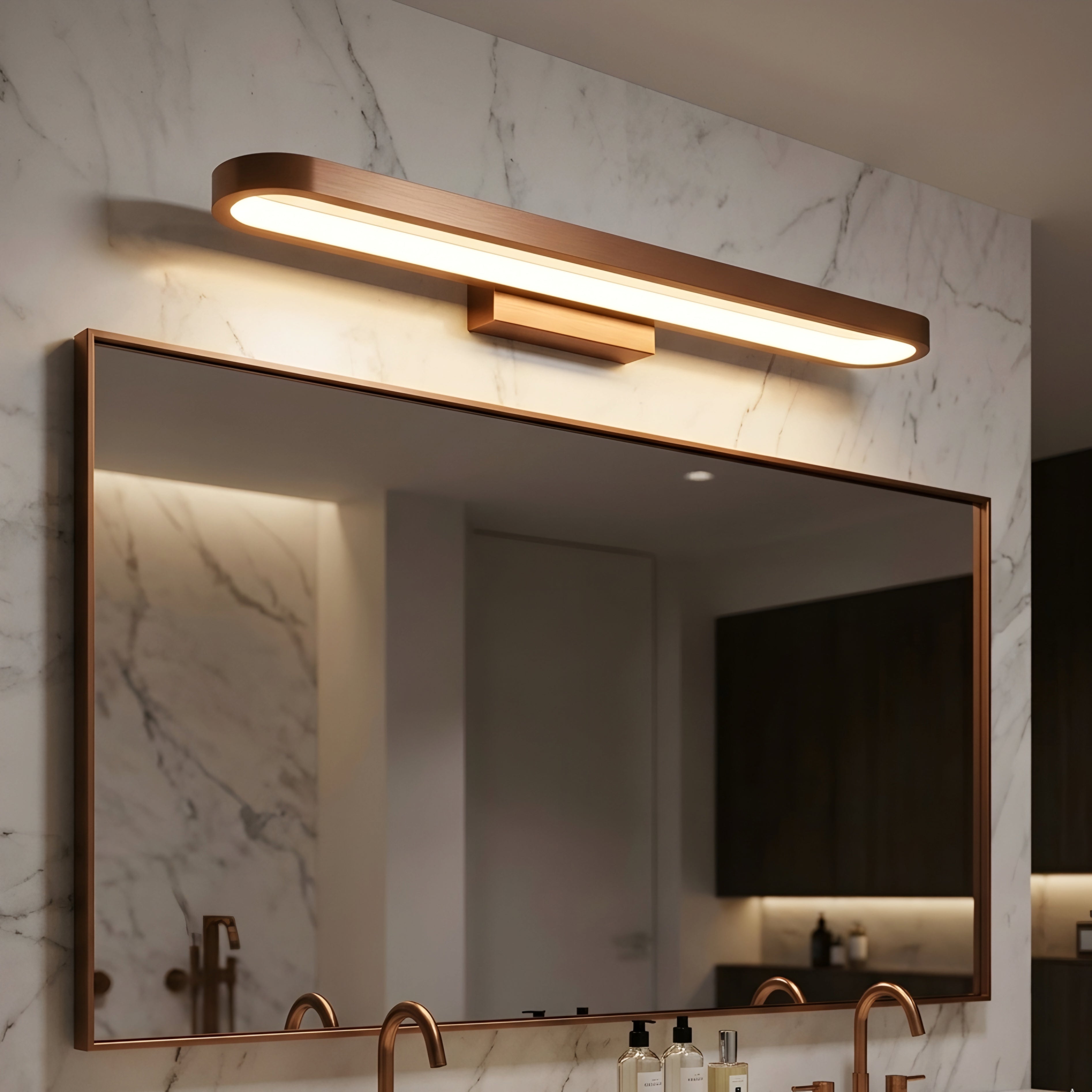 Liora LED Vanity Light Bar – Modern Minimalist Bathroom Mirror Linear Wall Lighting Fixture