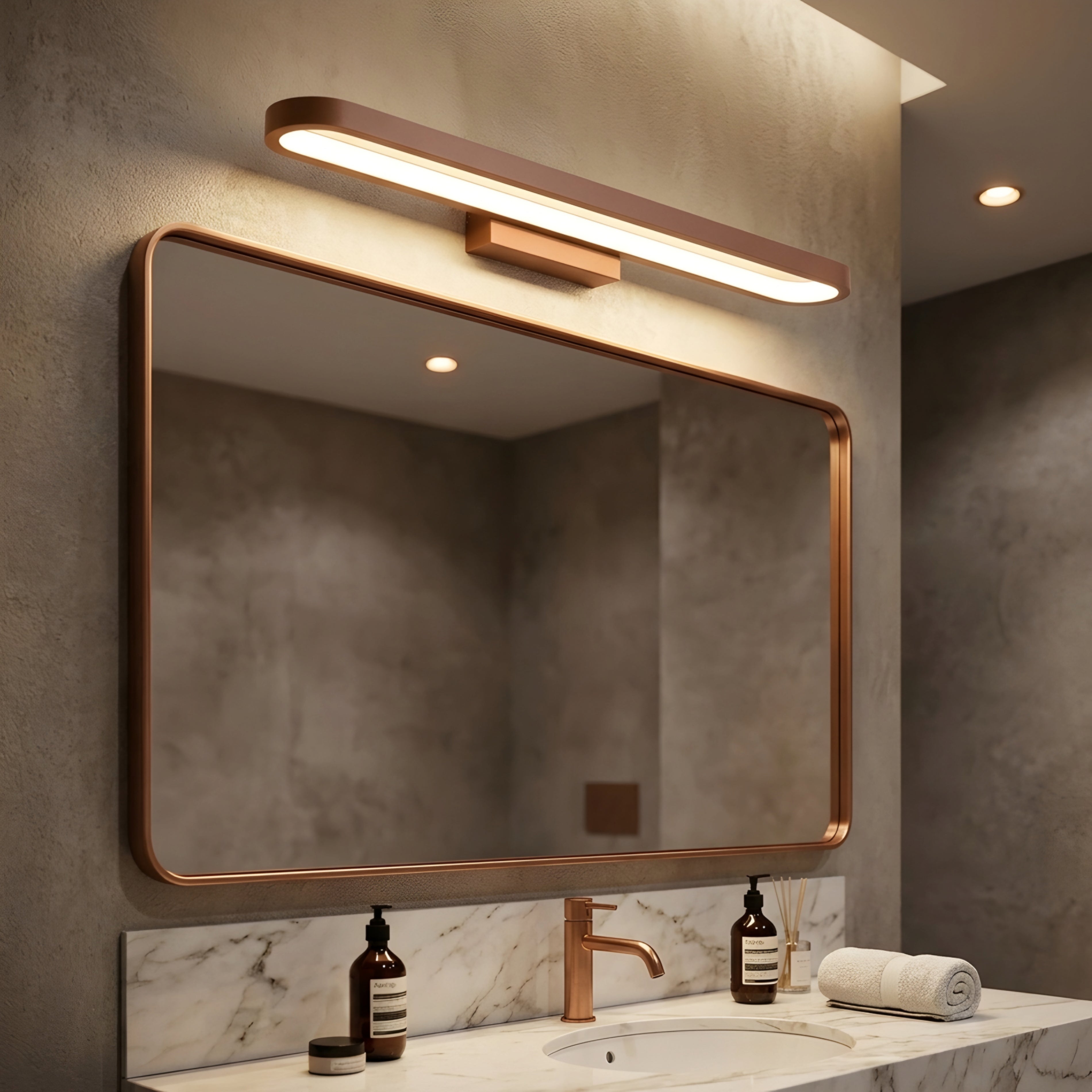 Liora LED Vanity Light Bar – Modern Minimalist Bathroom Mirror Linear Wall Lighting Fixture