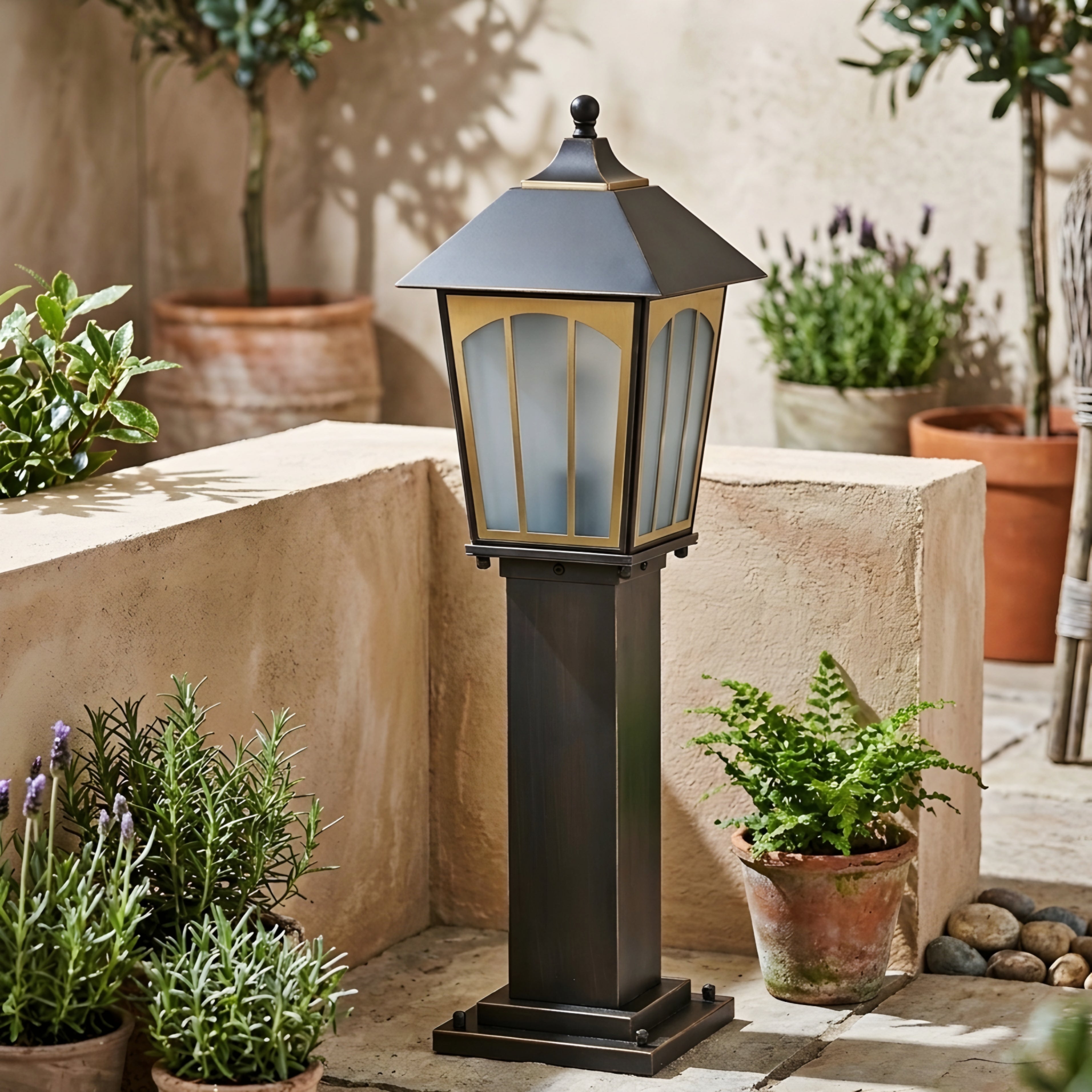 Ardell Lantern Path Light – Outdoor Waterproof LED Garden Walkway Landscape Lighting