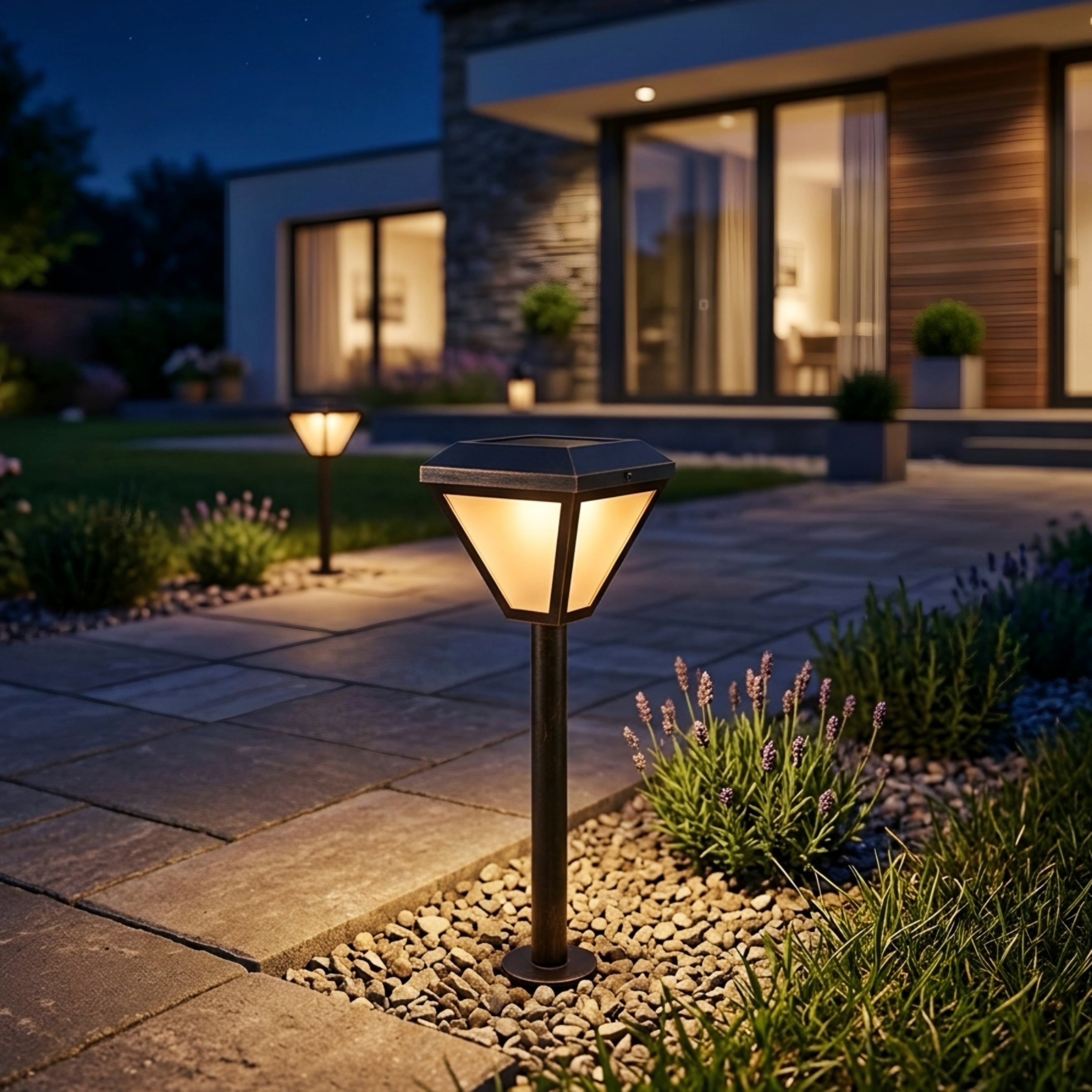 Vireon Modern Path Light – LED Waterproof Outdoor Garden Pathway Landscape Lighting Fixture