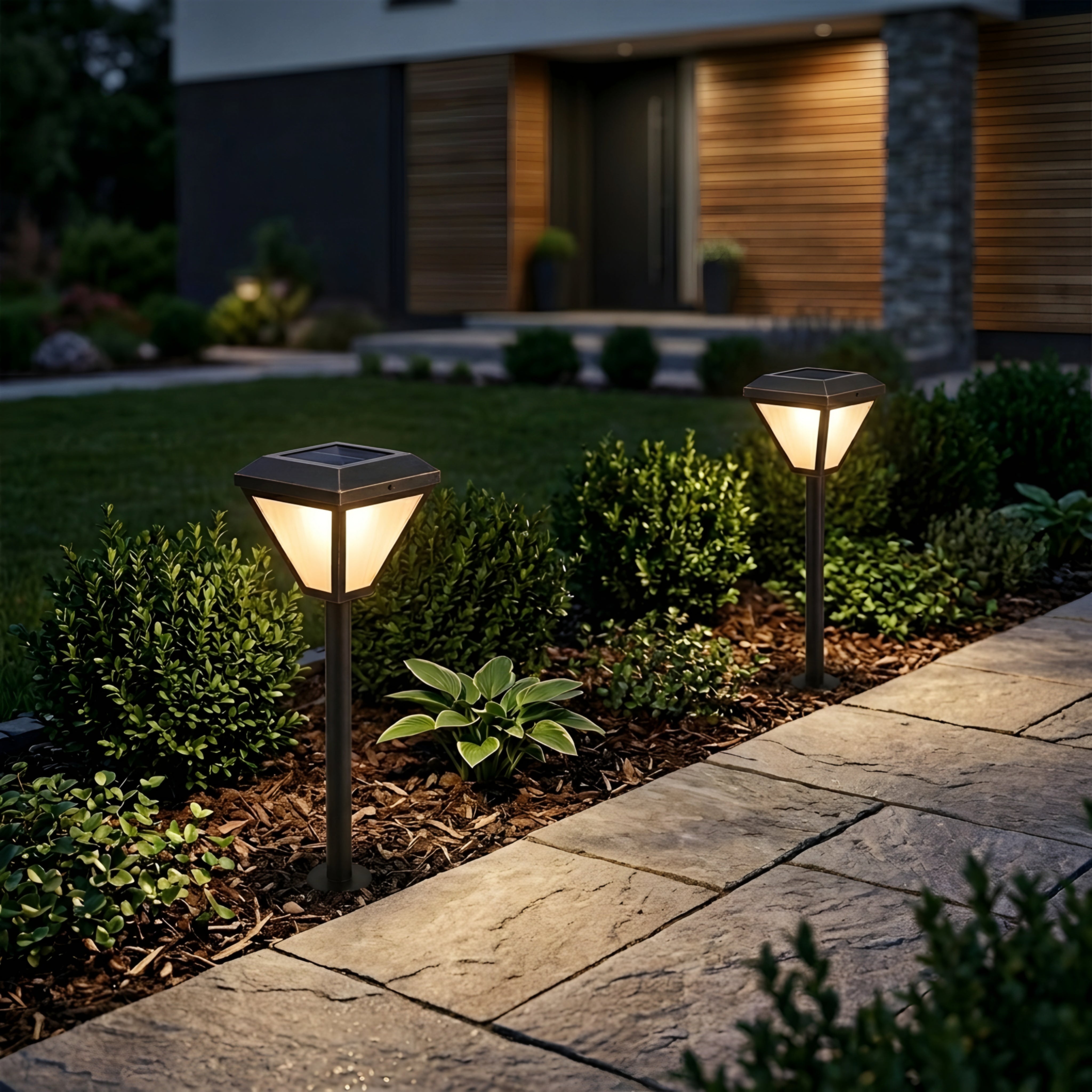 Vireon Modern Path Light – LED Waterproof Outdoor Garden Pathway Landscape Lighting Fixture