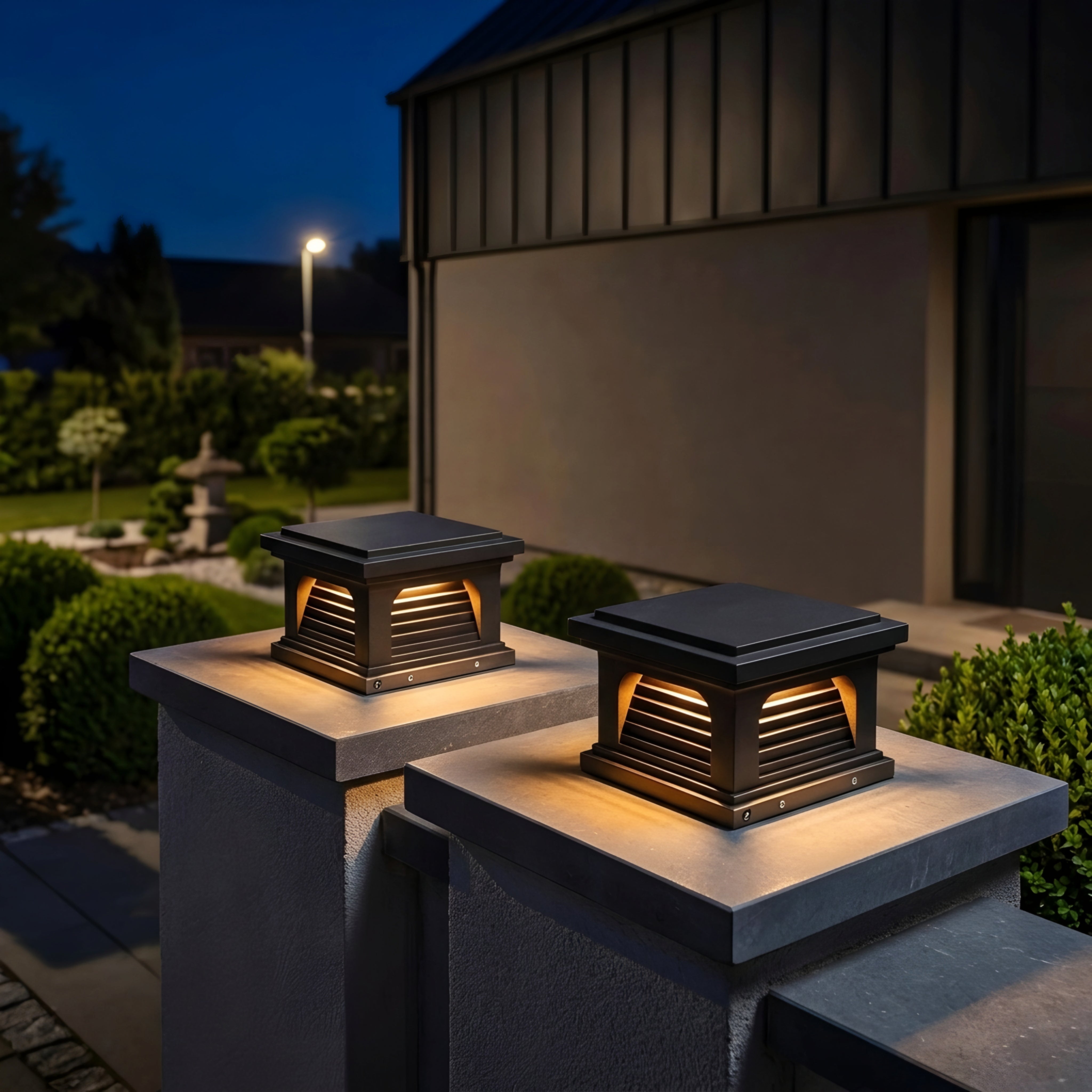 Norex Post Solar Light – LED Waterproof Outdoor Fence Pillar Column Lighting Fixture