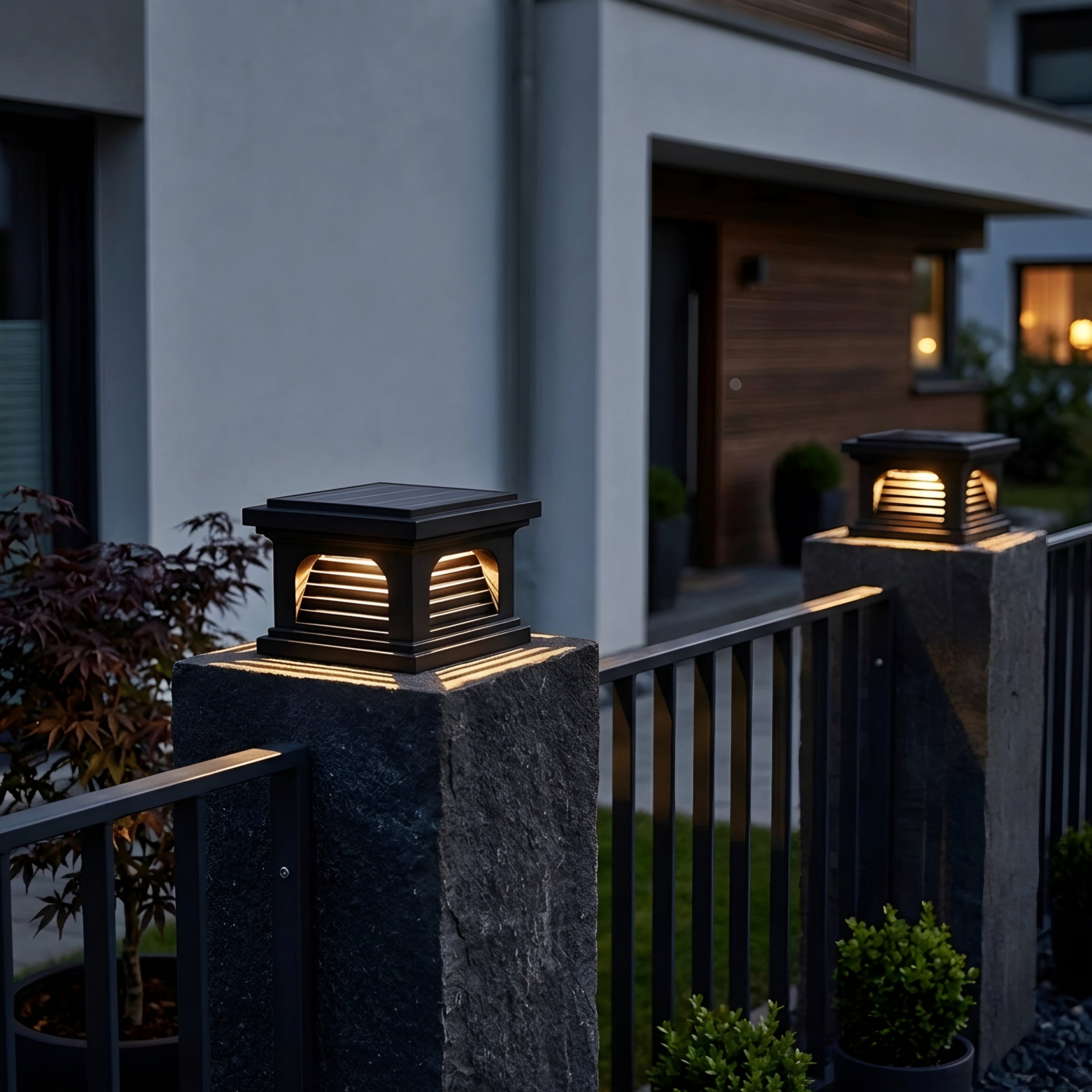 Norex Post Solar Light – LED Waterproof Outdoor Fence Pillar Column Lighting Fixture