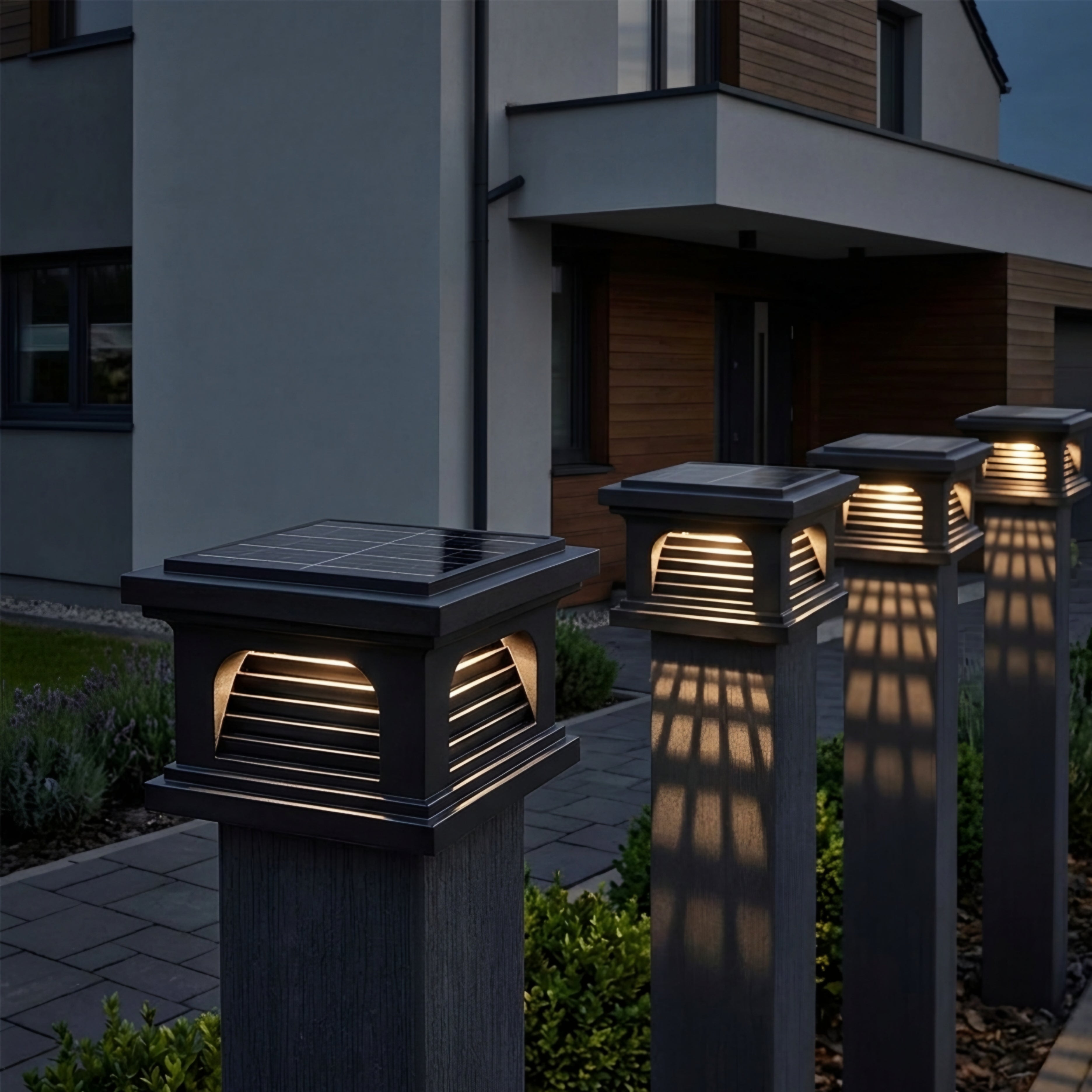 Norex Post Solar Light – LED Waterproof Outdoor Fence Pillar Column Lighting Fixture