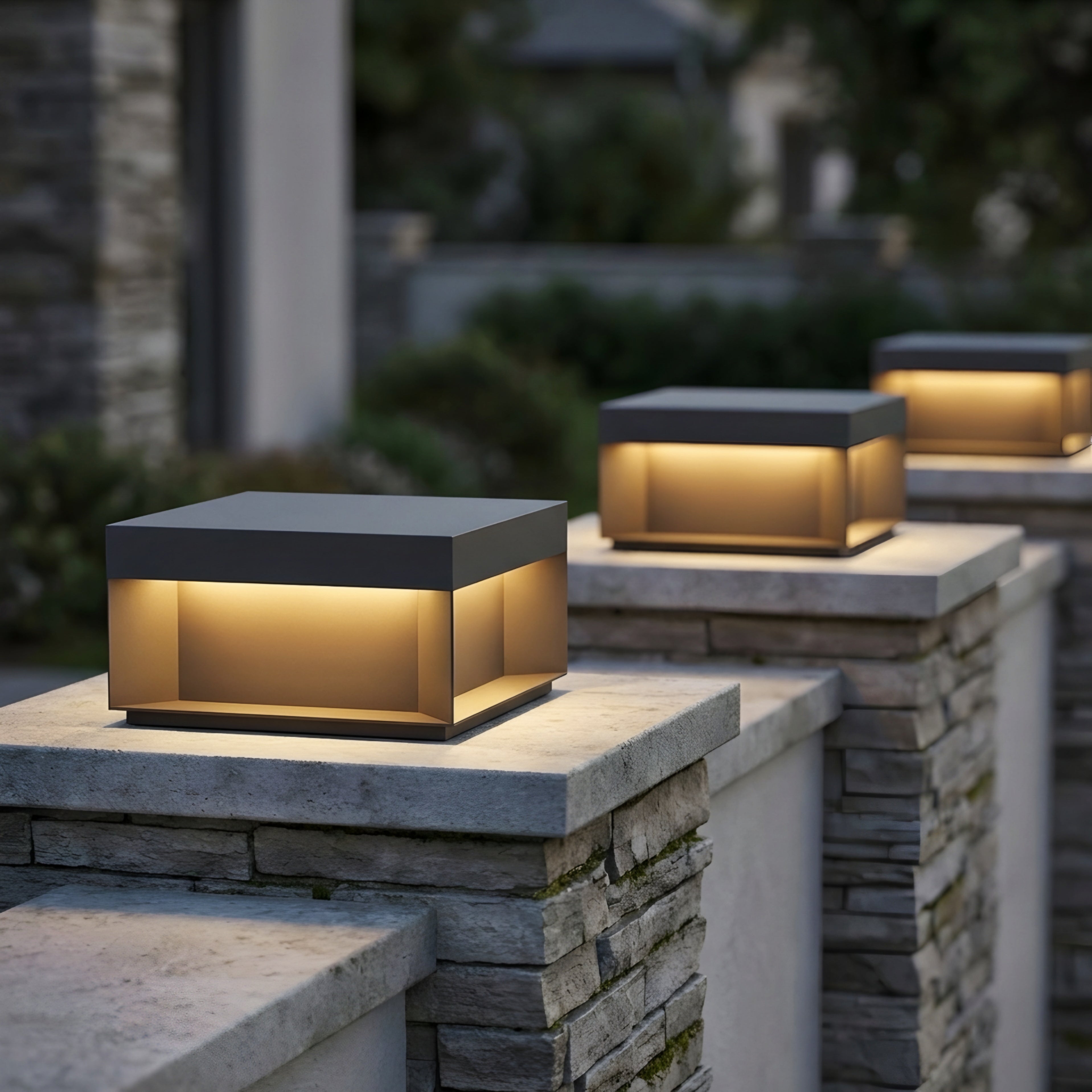 Vetra Cube Post Light – LED Outdoor Waterproof Fence Pillar Deck Post Cap Landscape Lighting