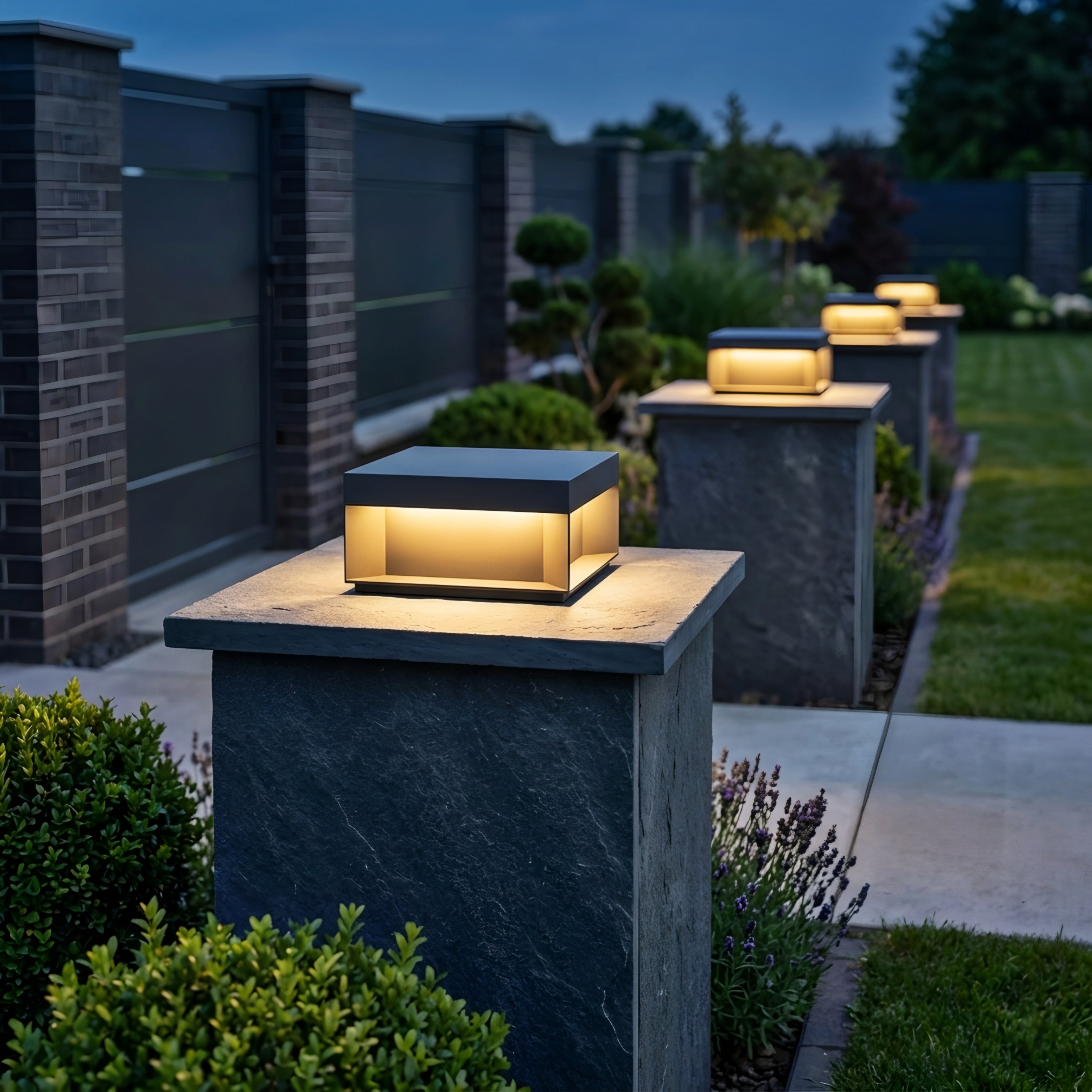 Vetra Cube Post Light – LED Outdoor Waterproof Fence Pillar Deck Post Cap Landscape Lighting