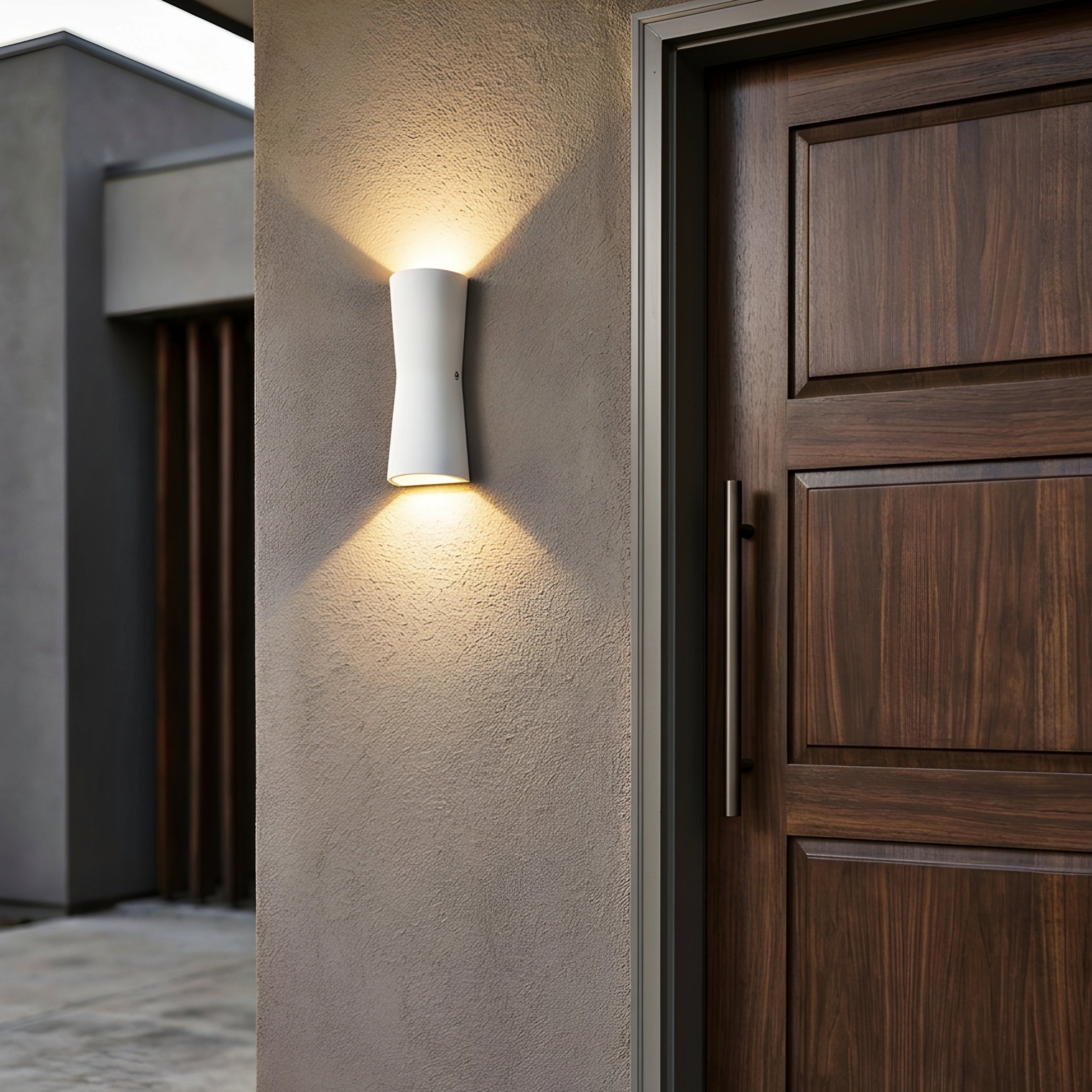 Vortex Cylinder Wall Sconce – Outdoor Wall Sconces Modern LED Up Down Light Fixture Patio