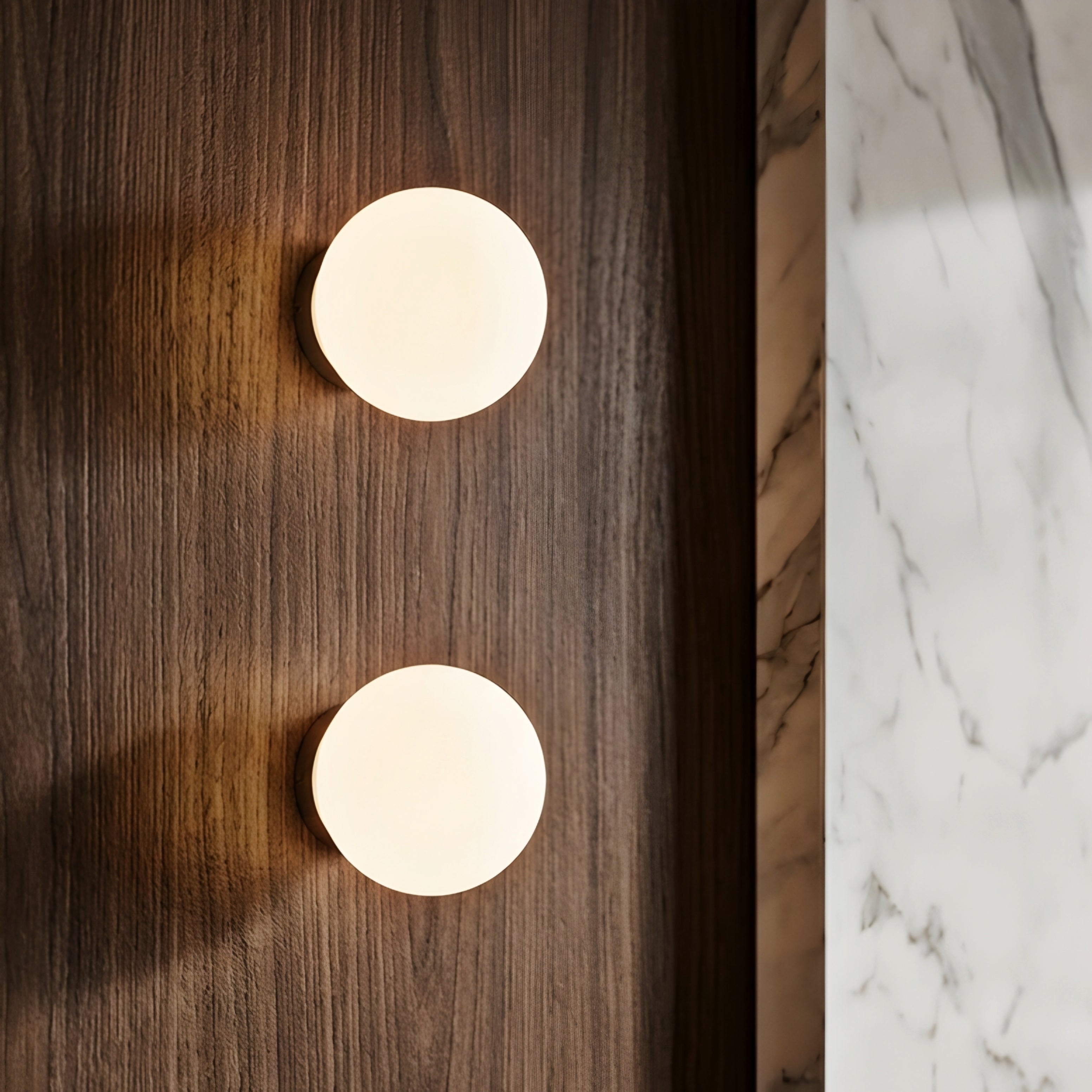 Lumina Sphere Ceiling Light – Flush Mount Modern Globe Fixture Hallway Bedroom Living Room