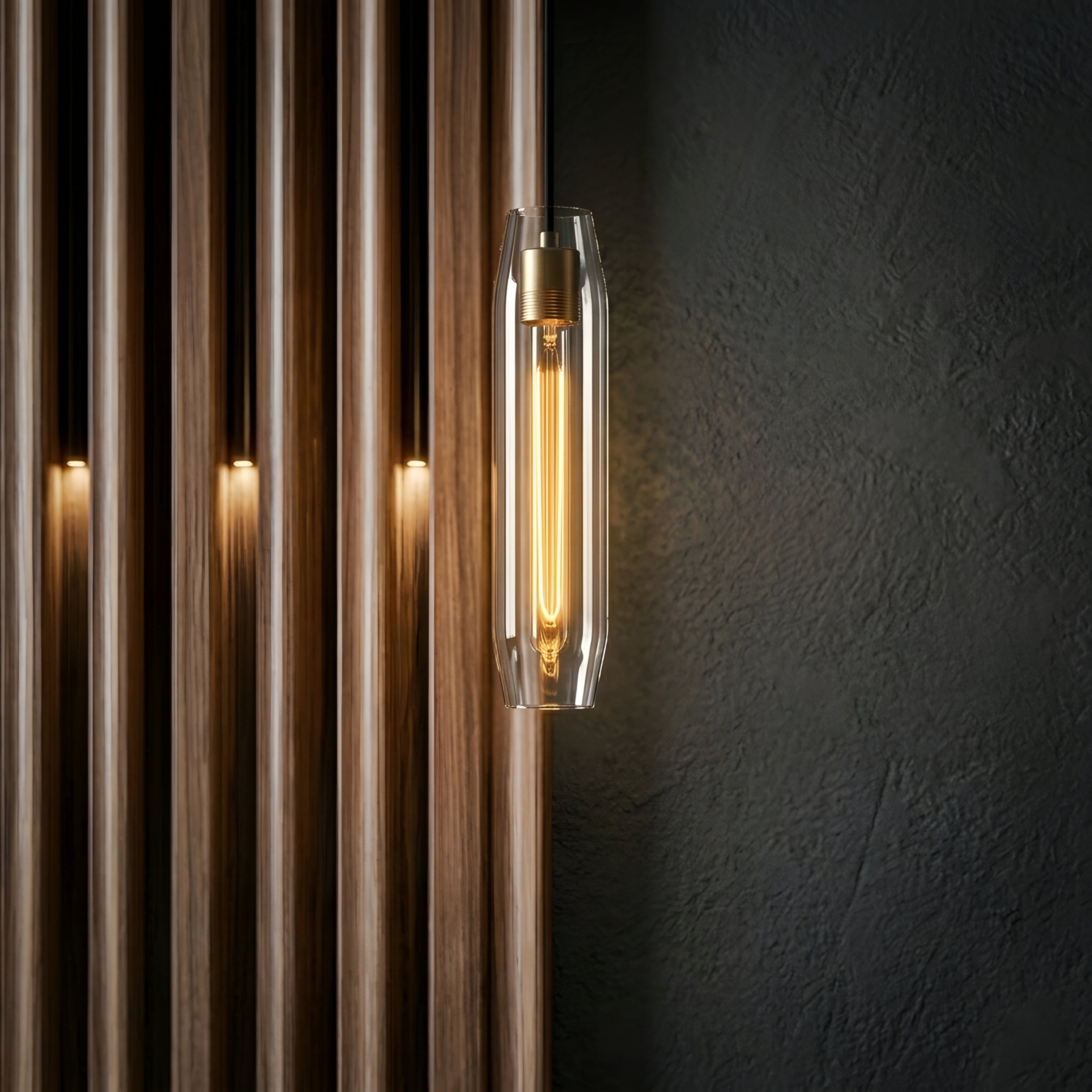 Cylara Pendant Light – Kitchen Island Chandelier Smoked Glass Brass Decorative Lighting Modern