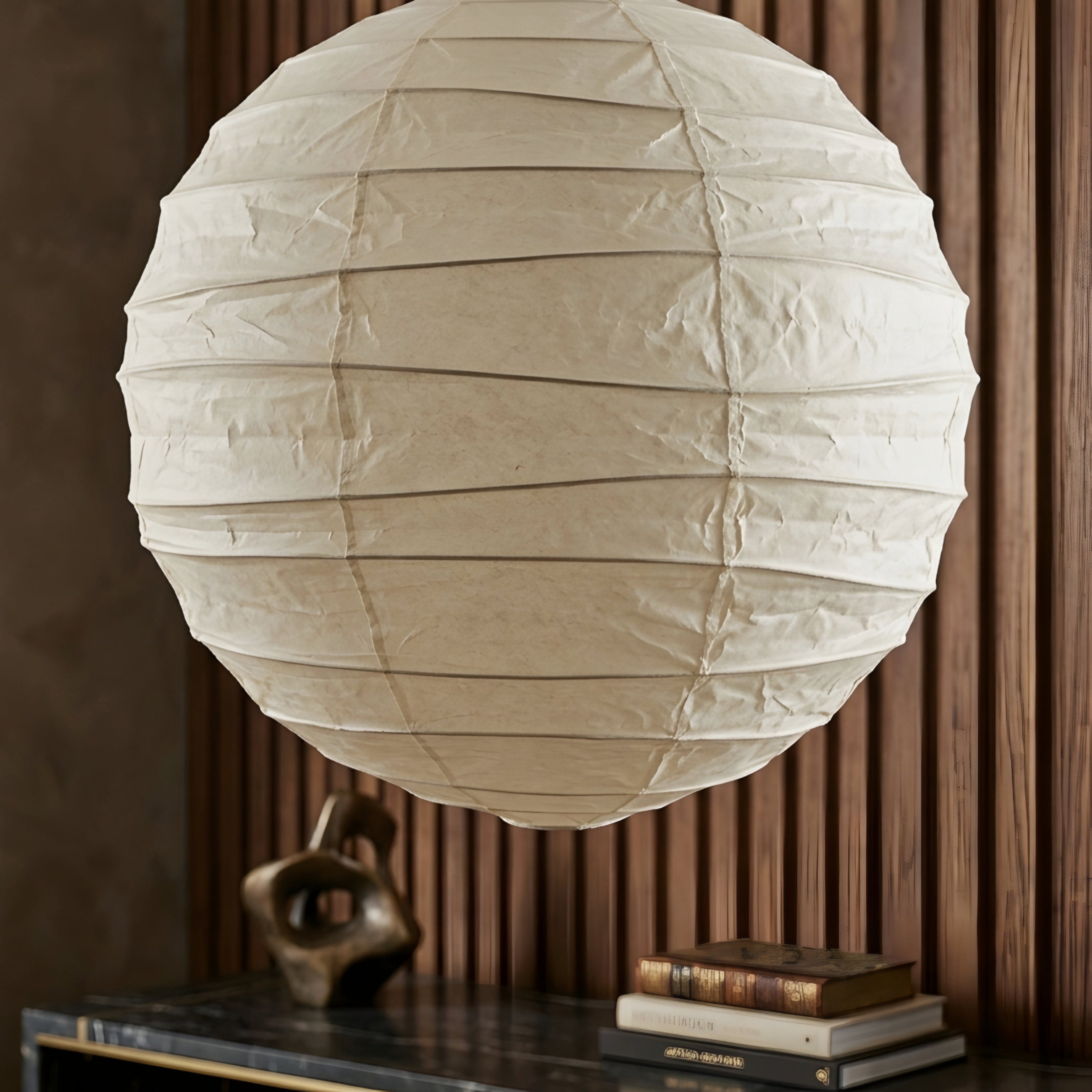 Orbiso Paper Floor Lamp – Japanese Paper Lantern Standing Light Living Room Bedroom Decorative Lighting