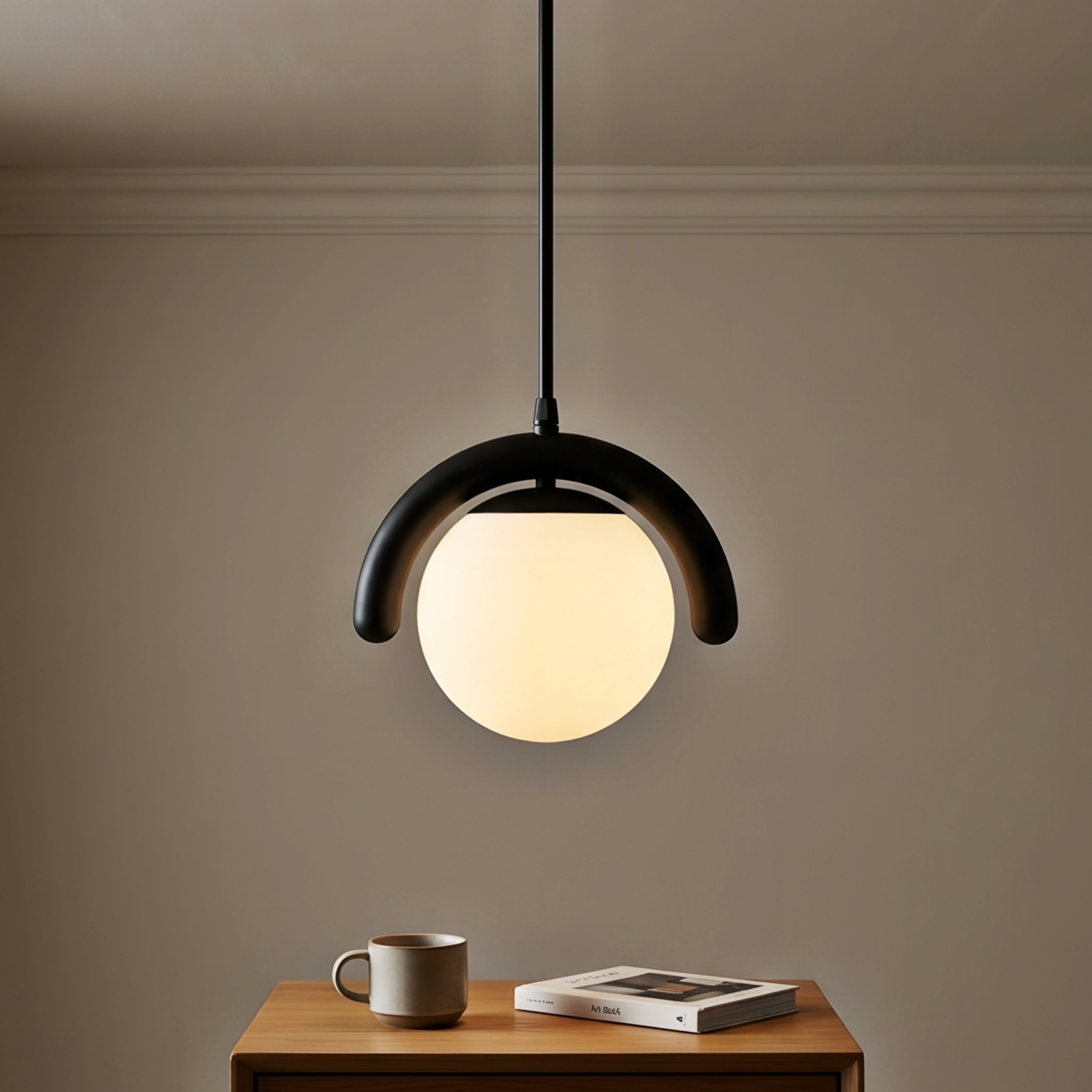 Undara Wave Pendant Light – Linear Dining Room Kitchen Island Chandelier Globe Decorative Lighting