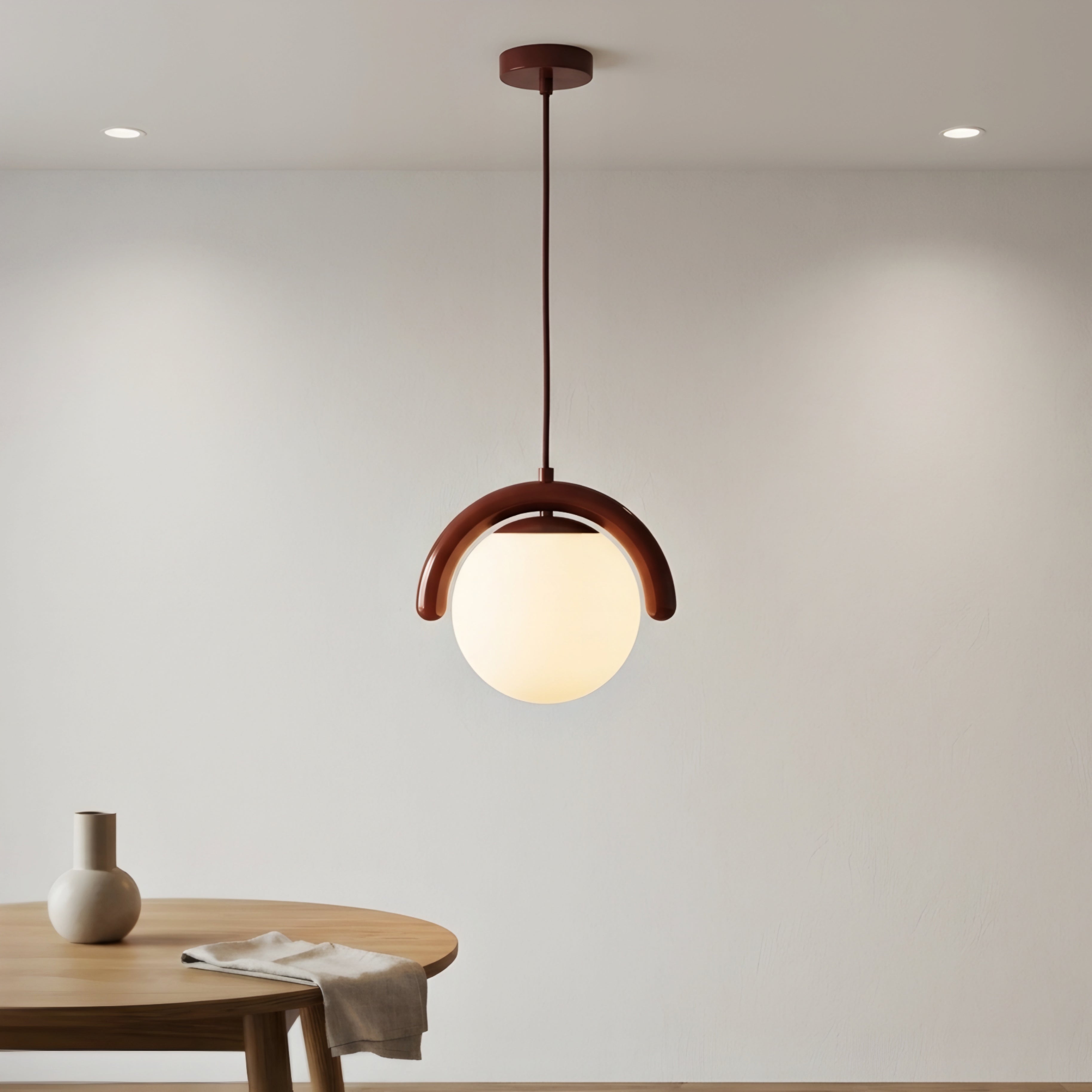 Undara Wave Pendant Light – Linear Dining Room Kitchen Island Chandelier Globe Decorative Lighting