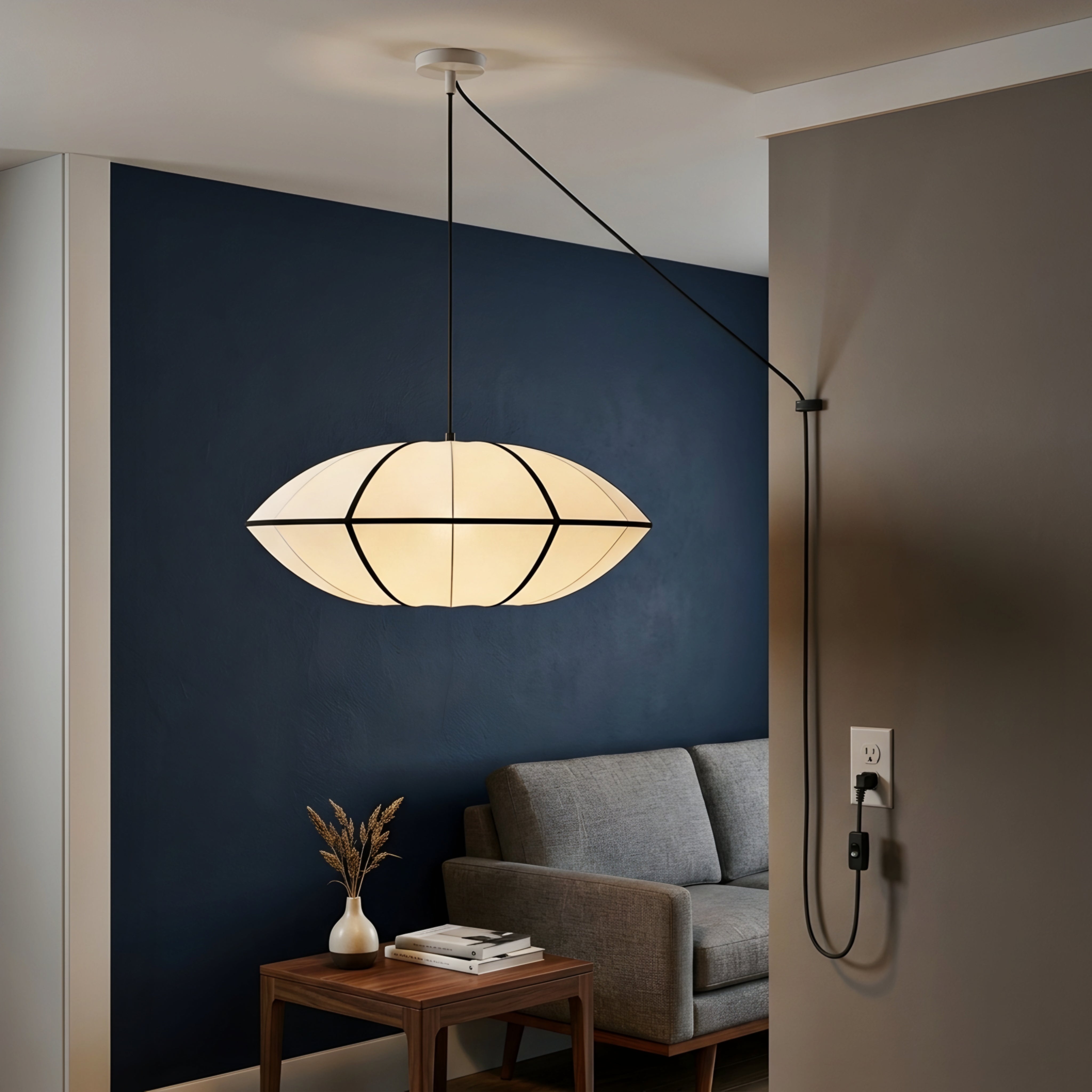Selenis Pendant Light – Modern UFO Hanging Ceiling Light Dining Living Room Decorative Lighting