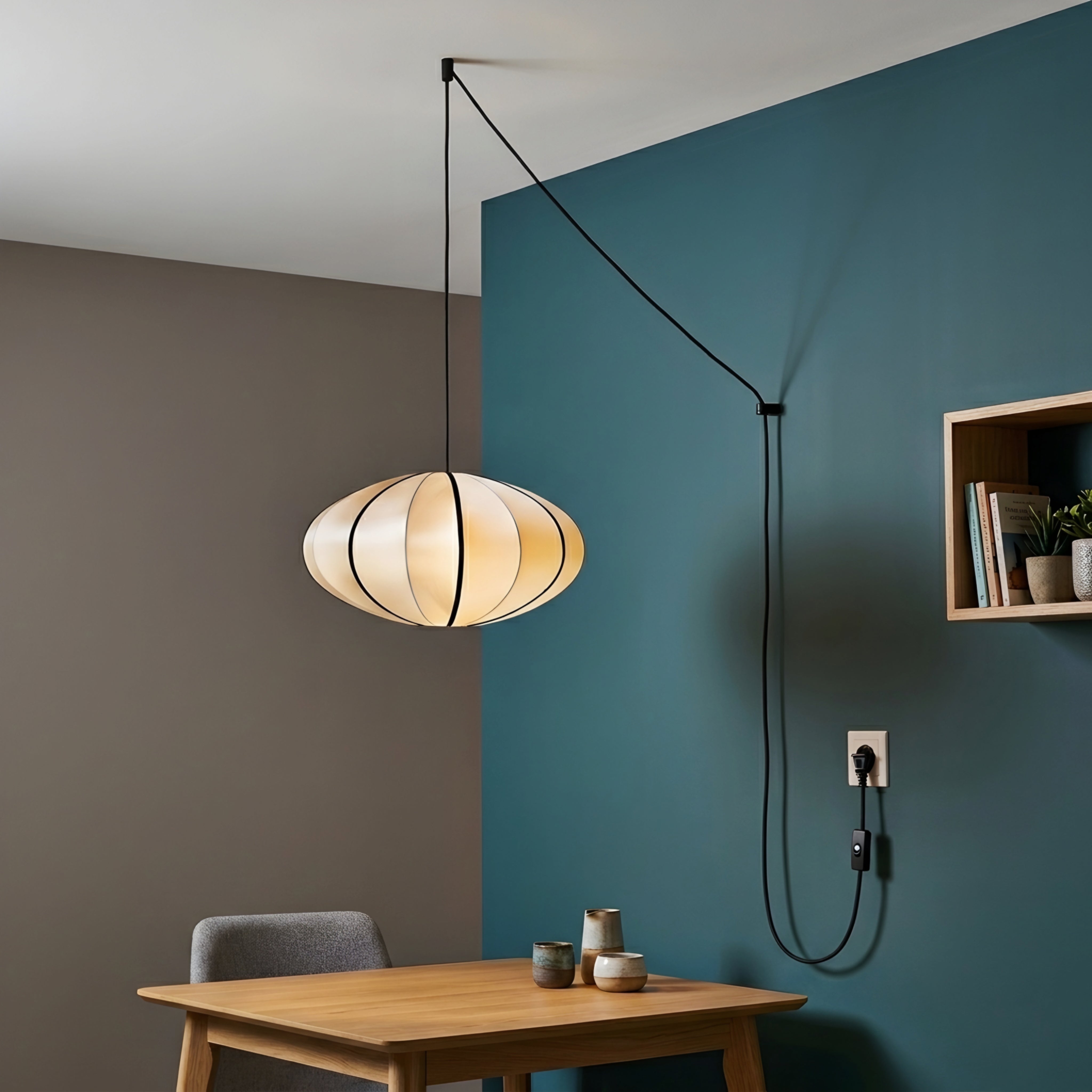 Selenis Pendant Light – Modern UFO Hanging Ceiling Light Dining Living Room Decorative Lighting