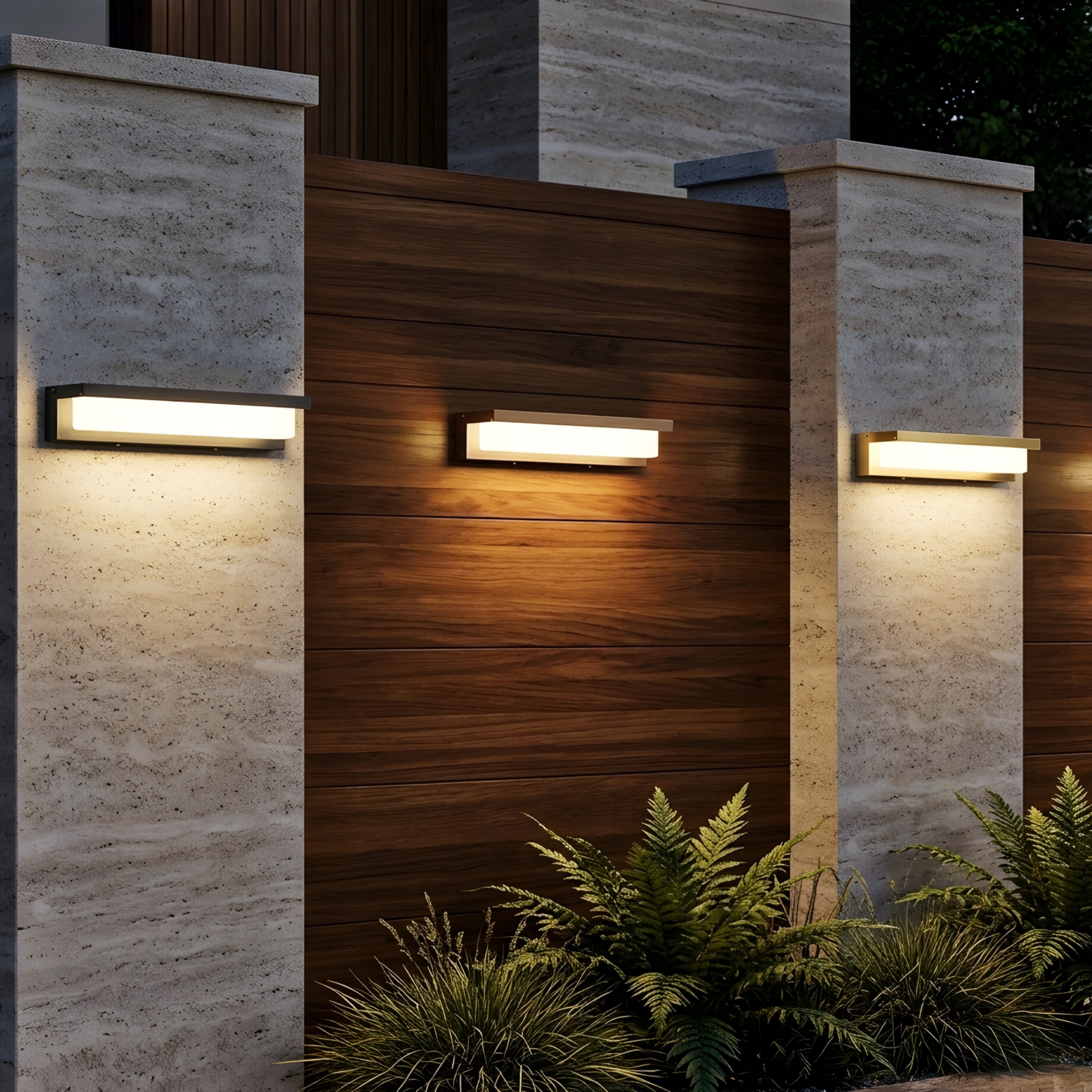 Stratum Vanity Light – Modern LED Bathroom Mirror Lighting Fixture Black Metal Wall Sconce Bedroom