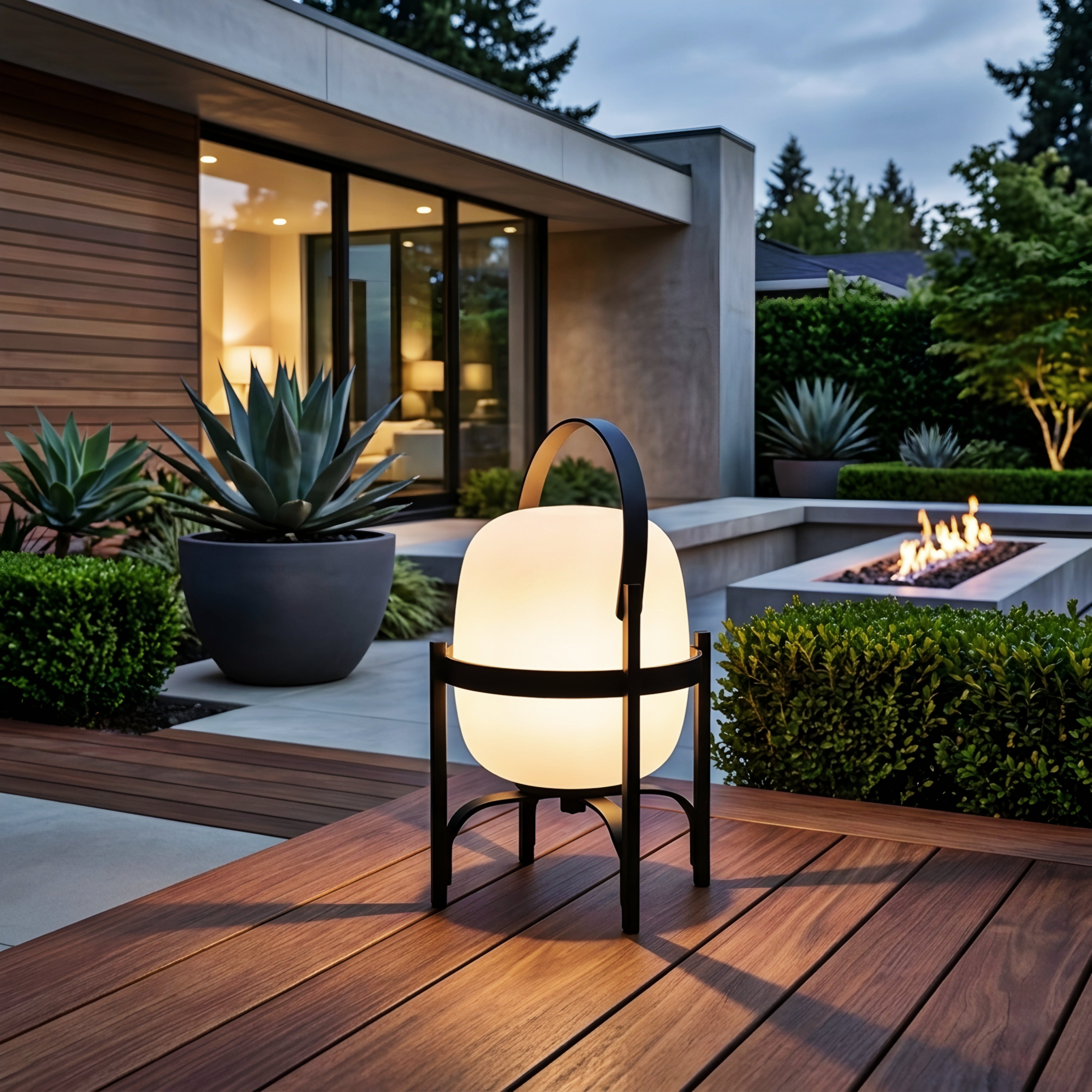 Caravel Lantern Floor Lamp – Portable Decorative Lighting Living Room Bedroom Table LED Modern