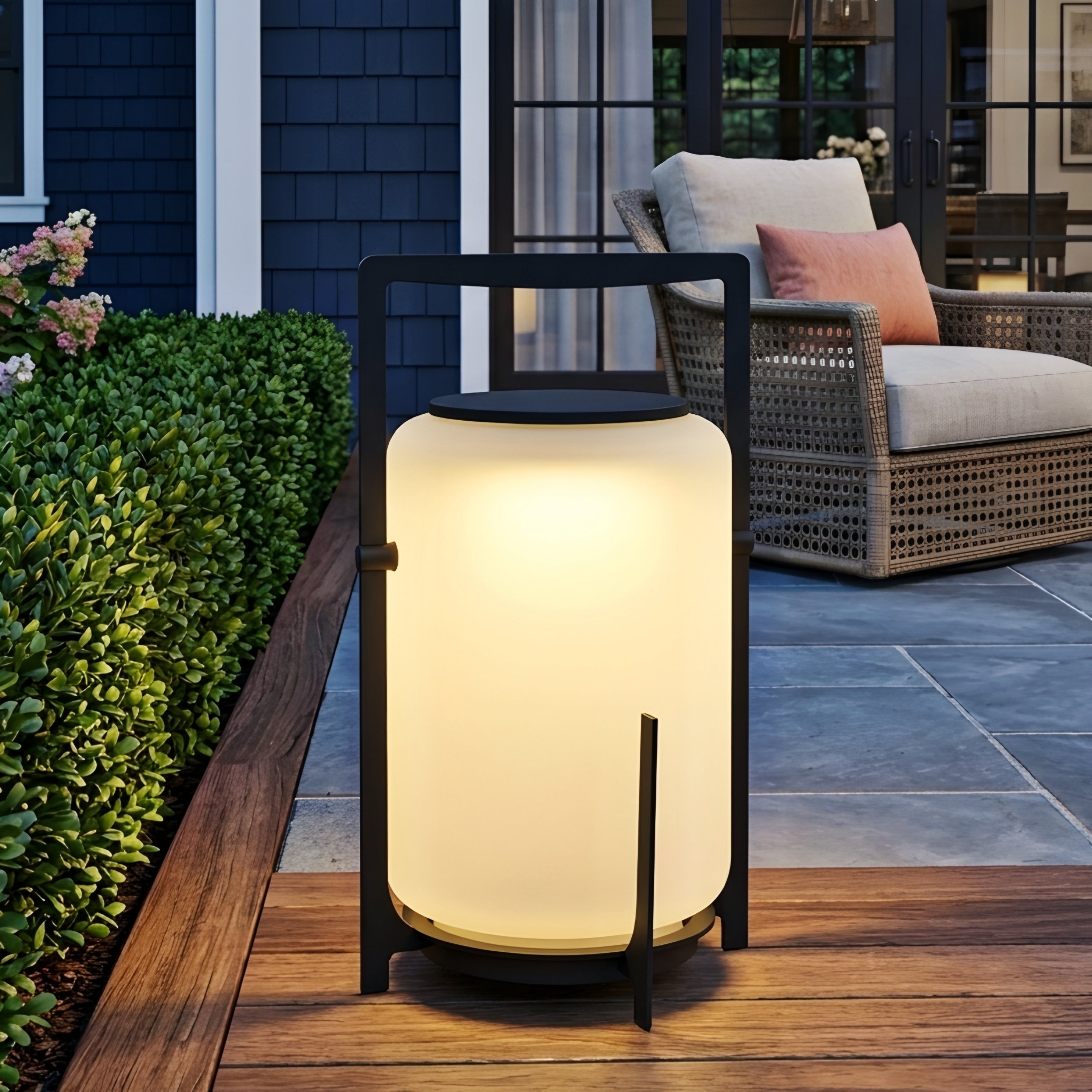 Lumenis Frame Table Lamp – Modern Decorative Lighting Living Room Bedroom Frosted Glass LED Ambient