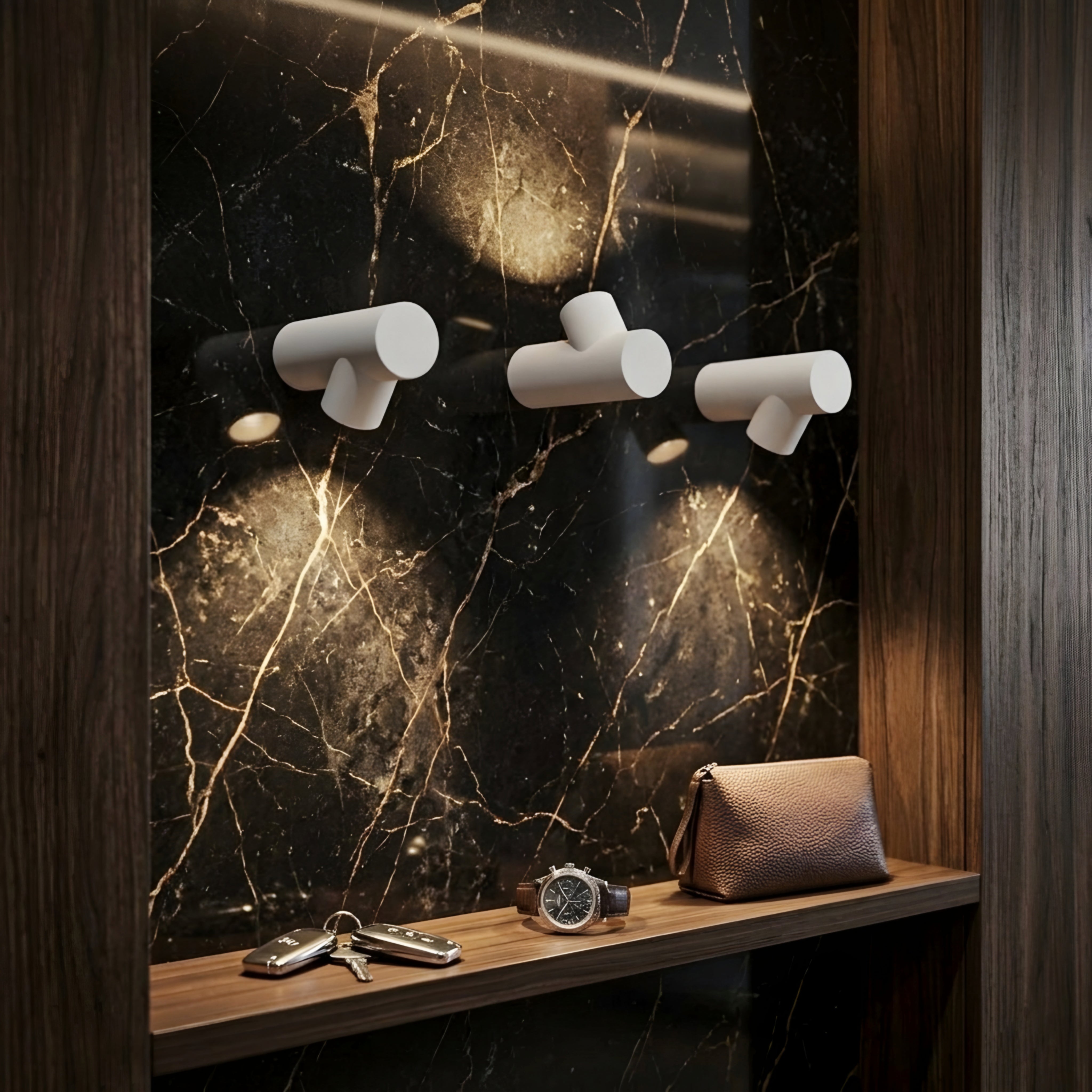 Vexaro Cylinder Wall Sconce – LED Spotlight Modern Black Adjustable Decorative Lighting Bedroom