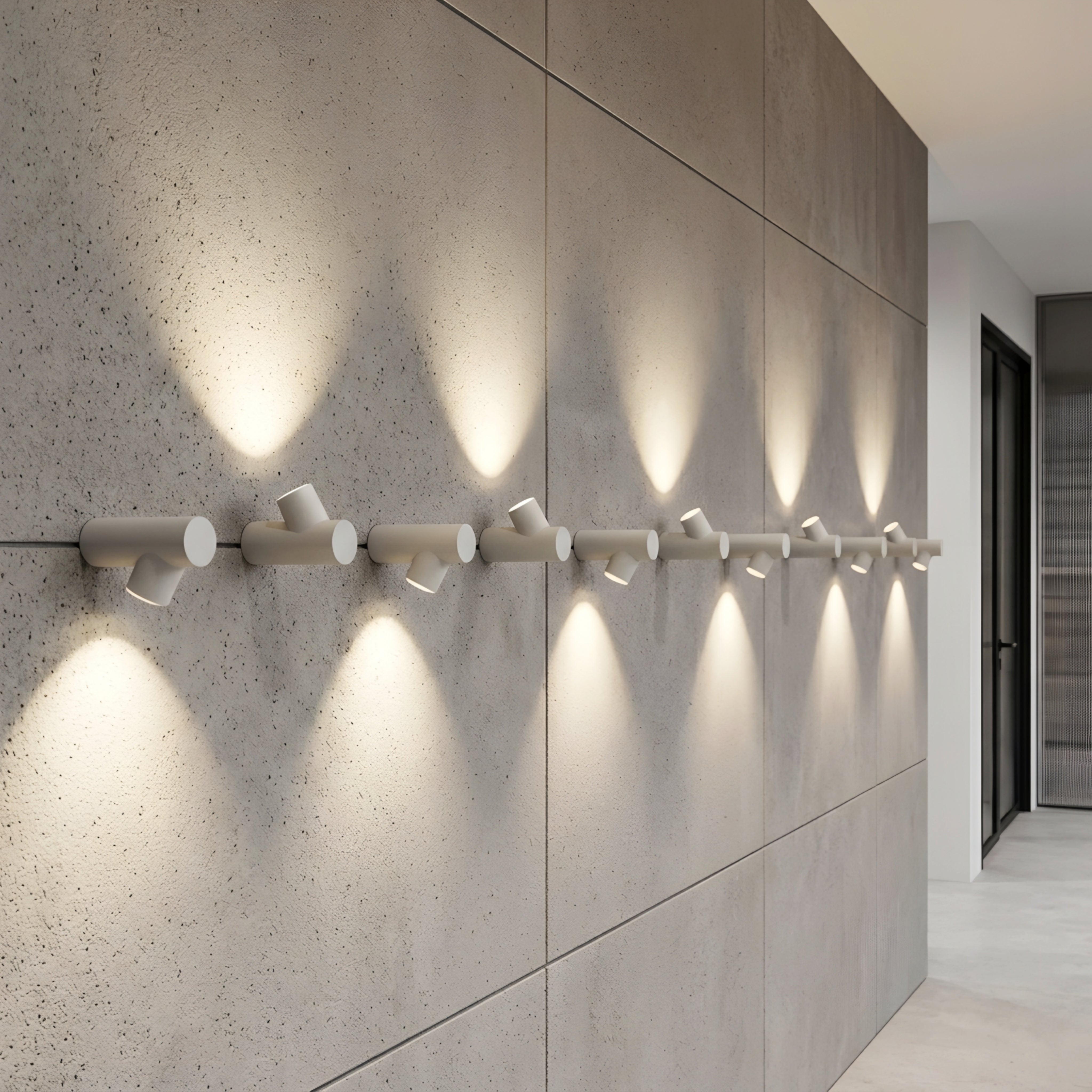 Vexaro Cylinder Wall Sconce – LED Spotlight Modern Black Adjustable Decorative Lighting Bedroom