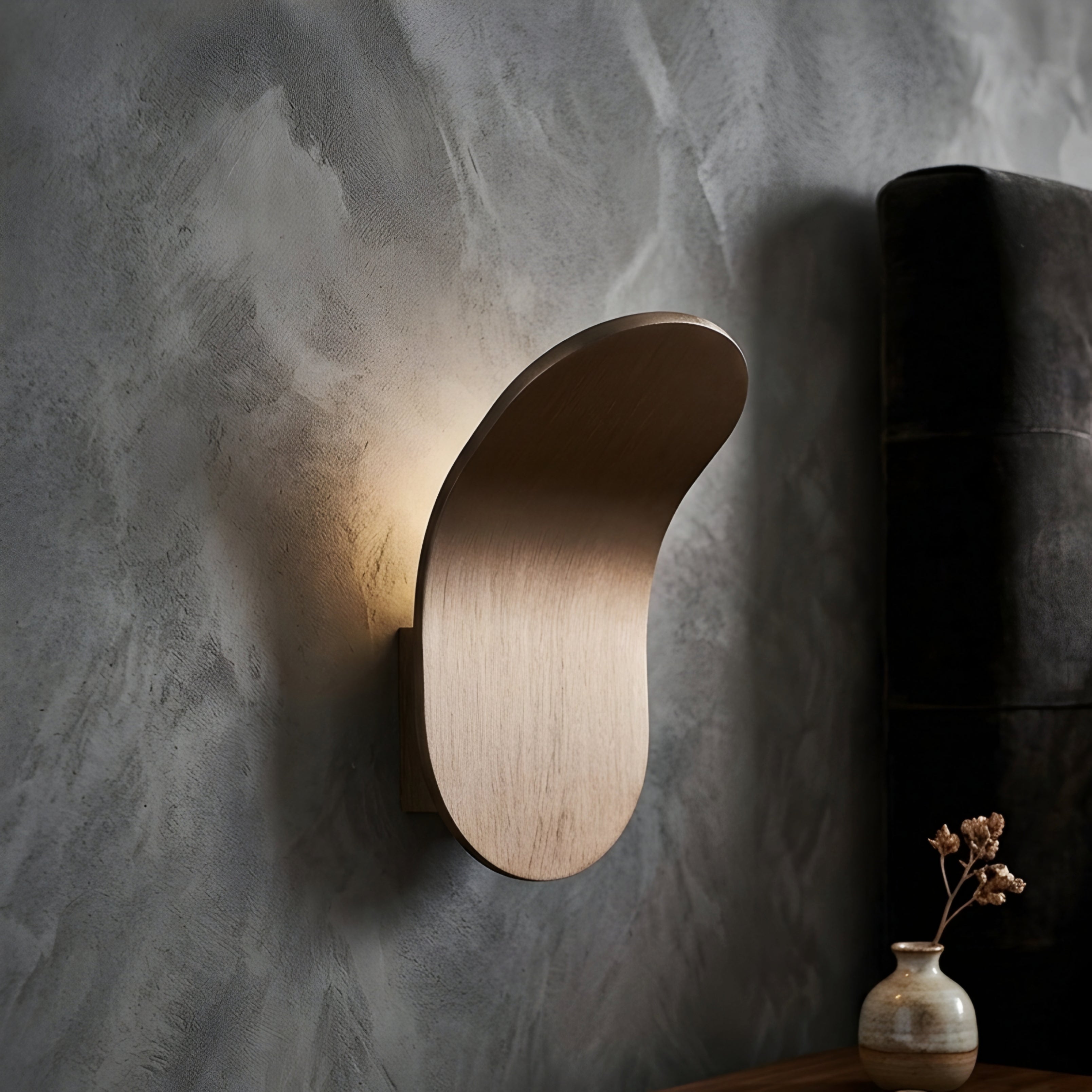 Kovalux Wave Wall Sconce – Modern LED Wall Light Bedroom Living Room Decorative Lighting Metal