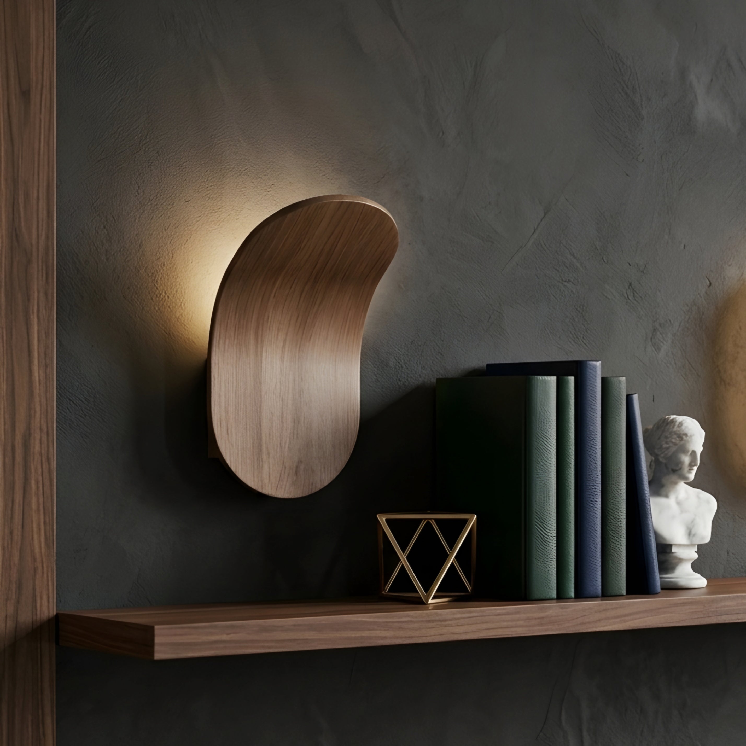 Kovalux Wave Wall Sconce – Modern LED Wall Light Bedroom Living Room Decorative Lighting Metal