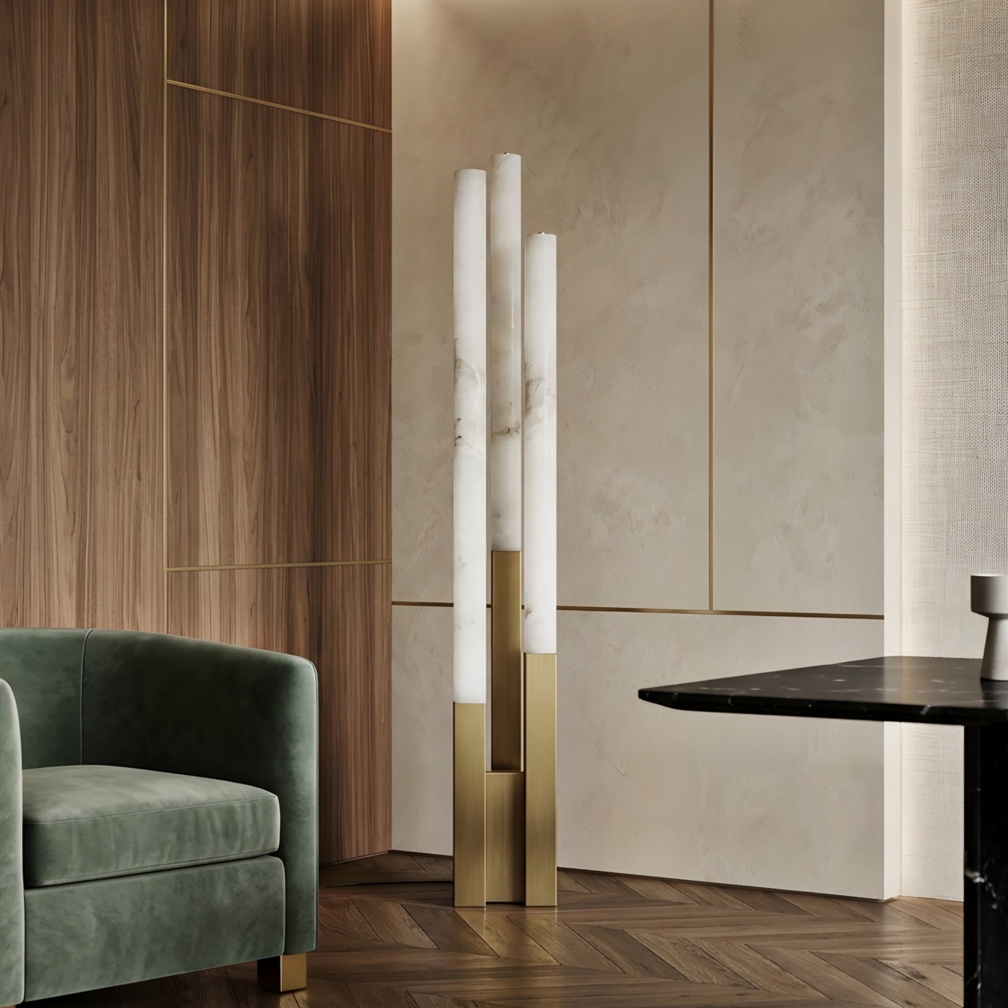 Candrix Pillar Floor Lamp – Modern LED Floor Lamp Living Room Bedroom Ambient Decorative Lighting