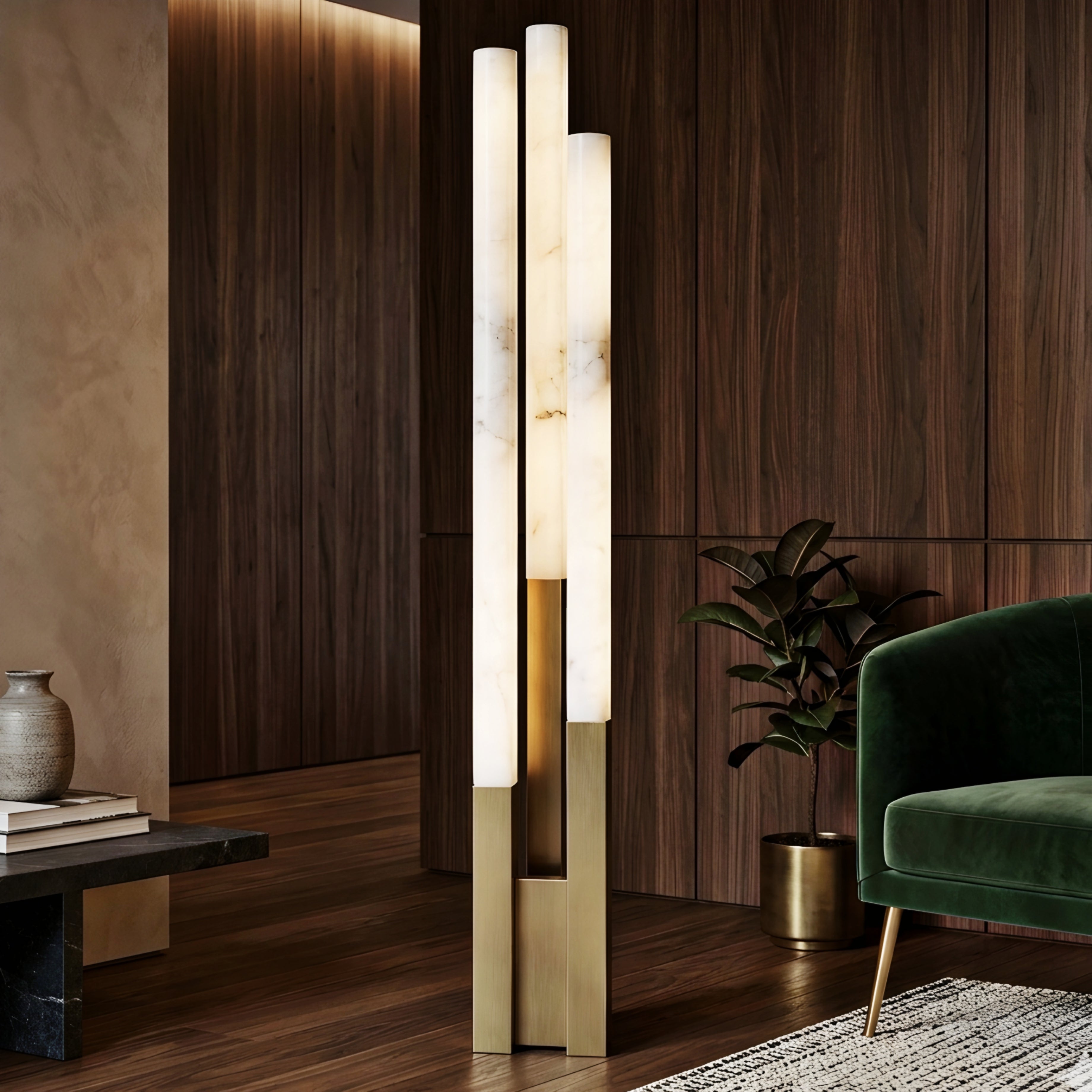 Candrix Pillar Floor Lamp – Modern LED Floor Lamp Living Room Bedroom Ambient Decorative Lighting