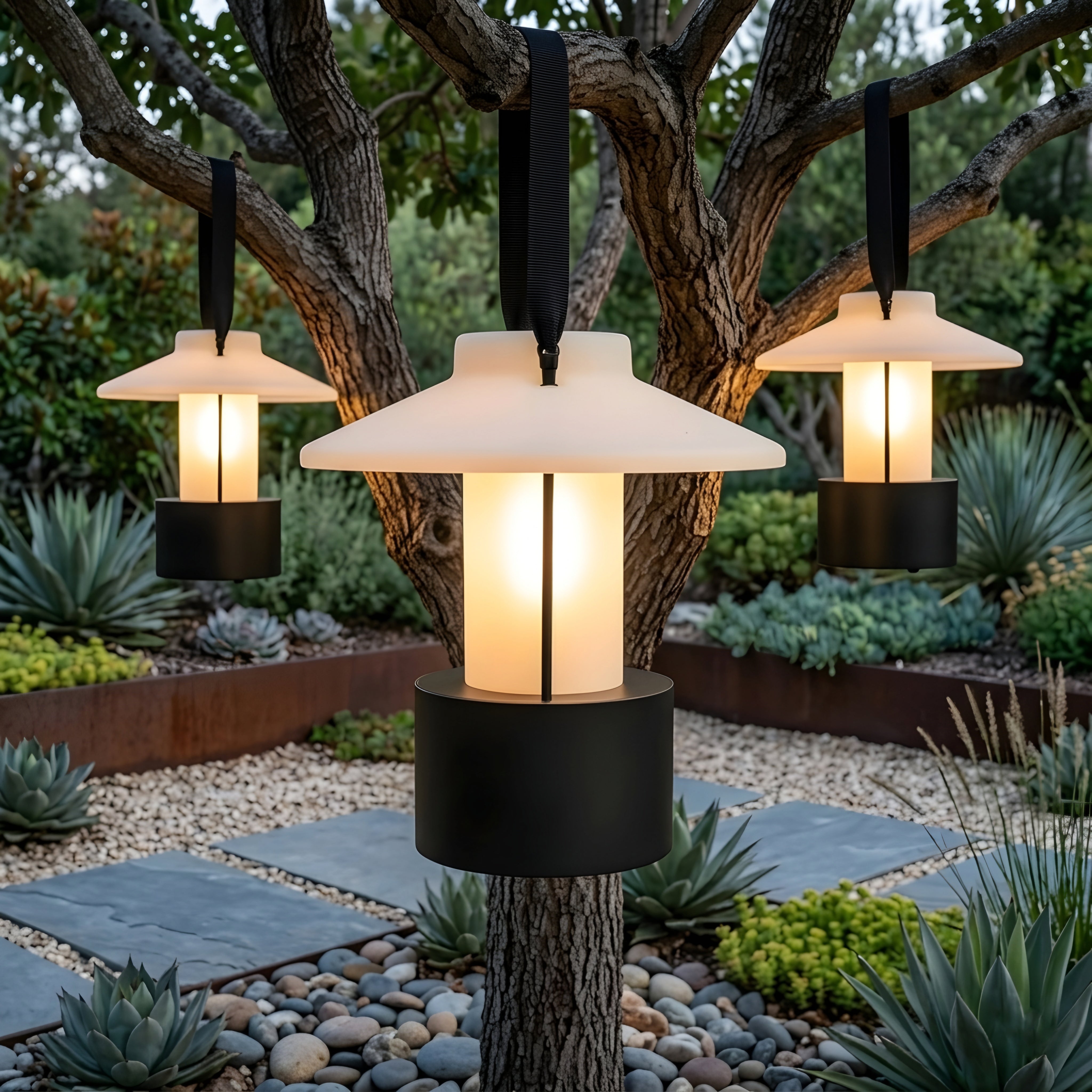Vestura Lantern Pendant Light – Outdoor Patio String Lights LED Decorative Hanging Lanterns Waterproof