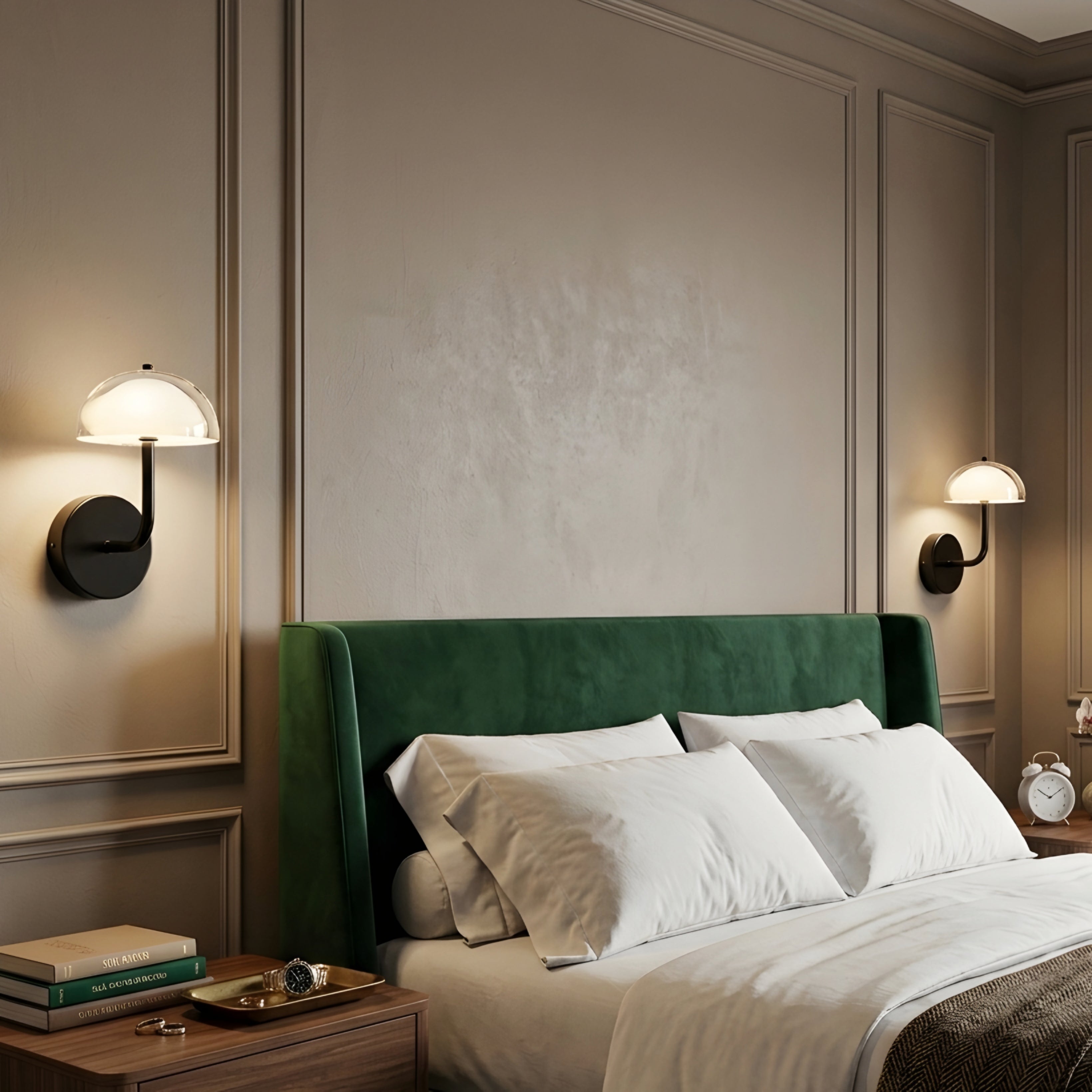 Caldera Mushroom Wall Sconce – Modern Bedroom Living Room Decorative Lighting Pull Chain Table Lamp Style
