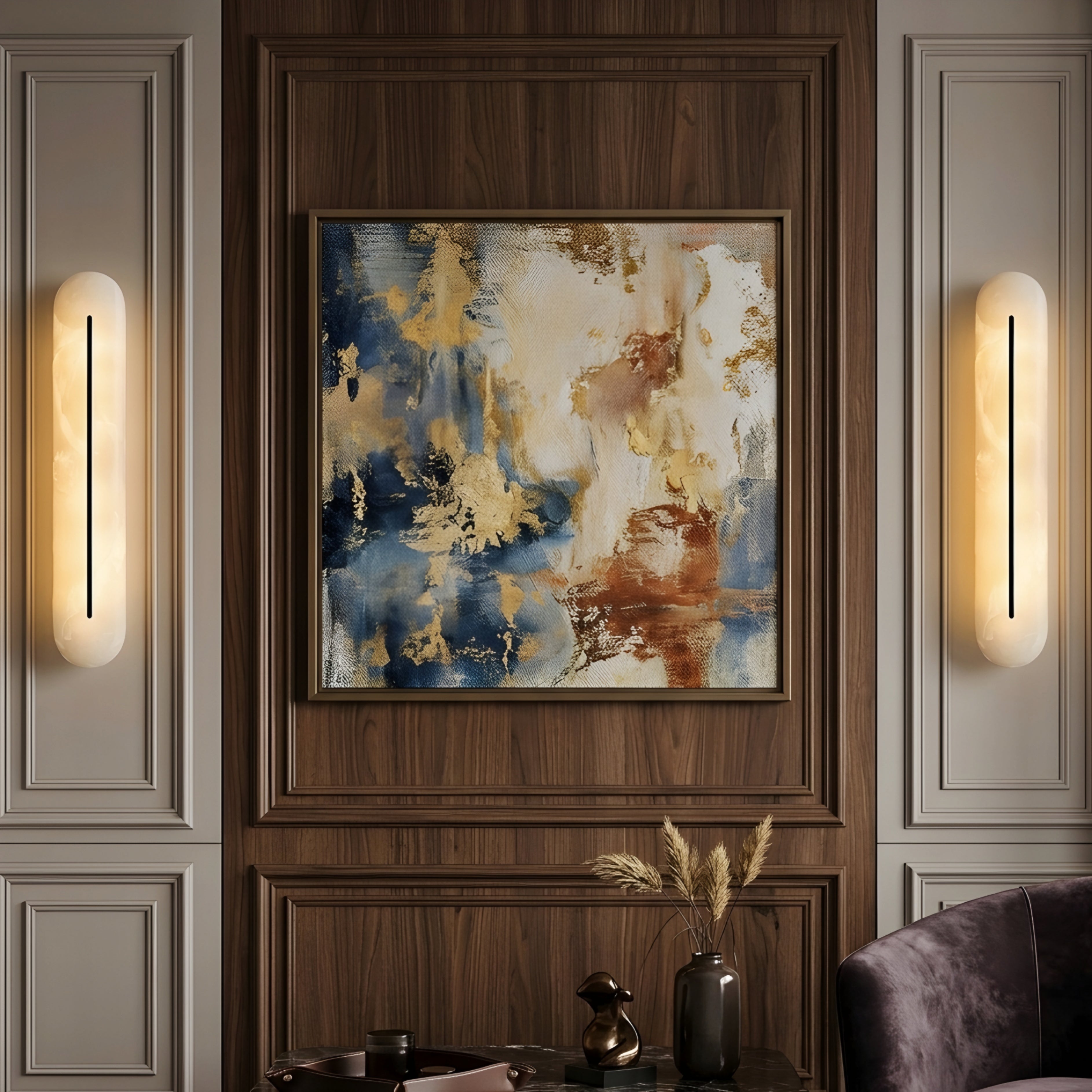 Capsola Vertical Wall Sconce – LED Modern Minimalist Bedroom Hallway Decorative Lighting Fixture