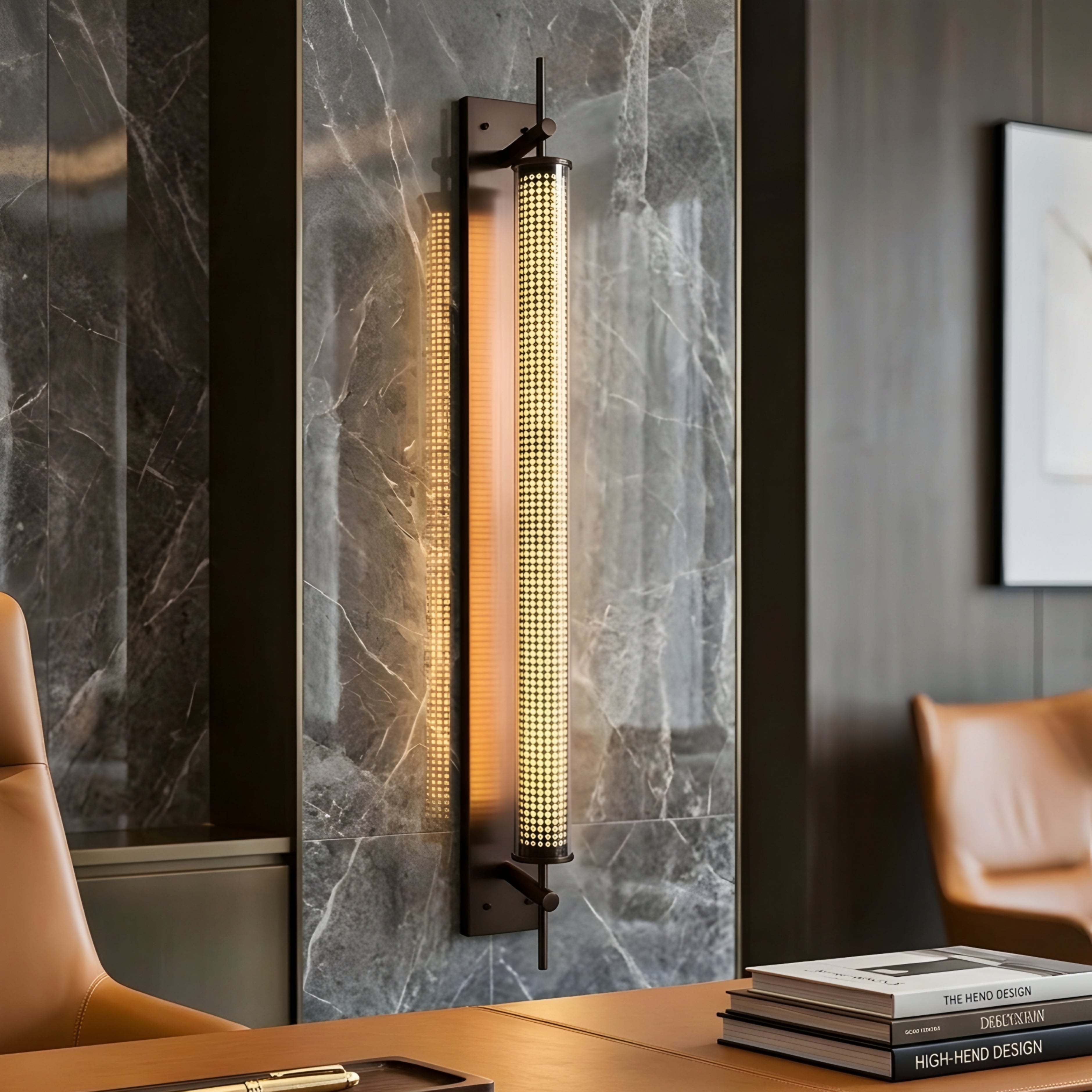 Valoris Tower Wall Sconce – LED Long Strip Modern Decorative Lighting Living Room Bedroom Entryway