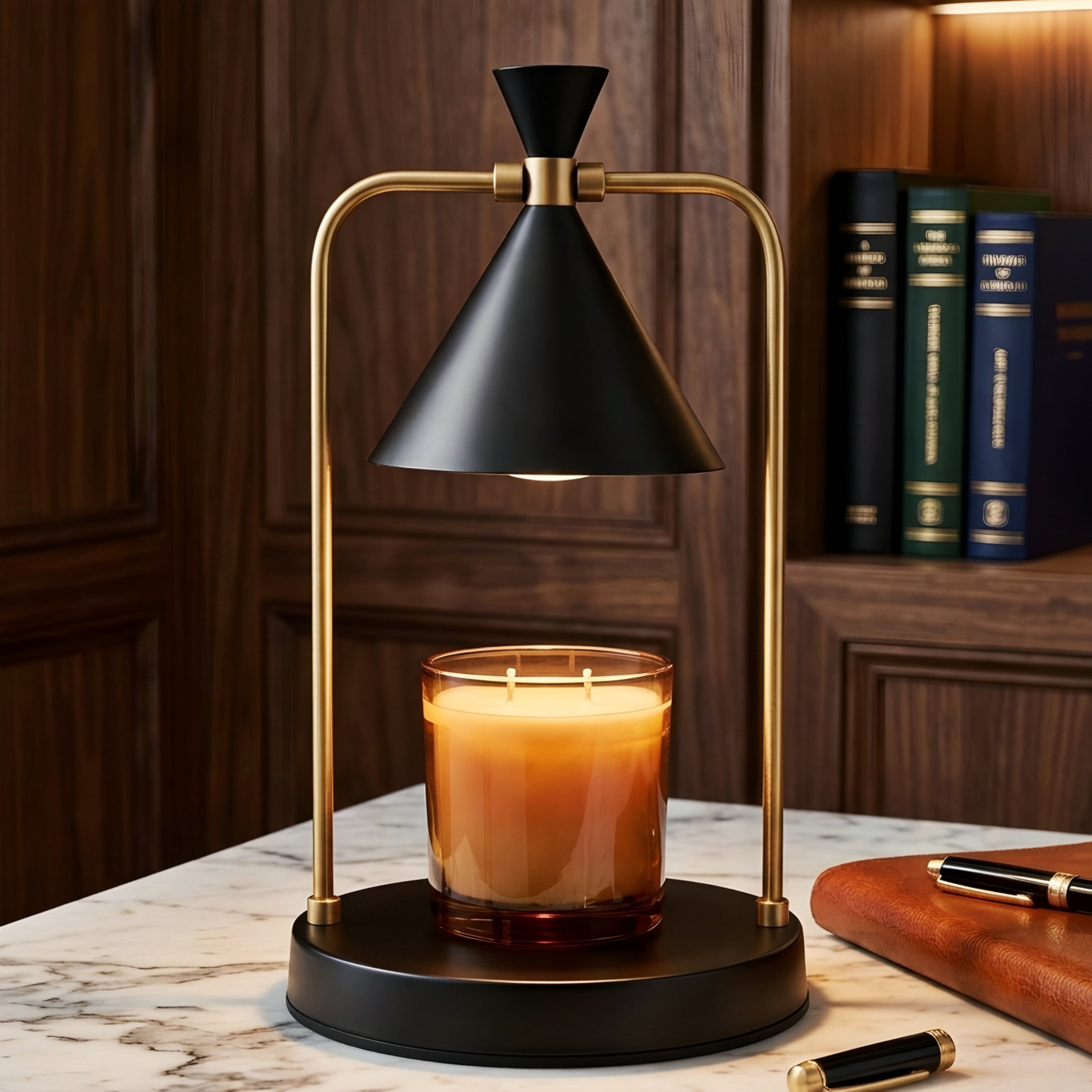 Caldero Arc Table Lamp – Modern White Bronze Metal Desk Lamp Living Room Bedroom Decorative Lighting