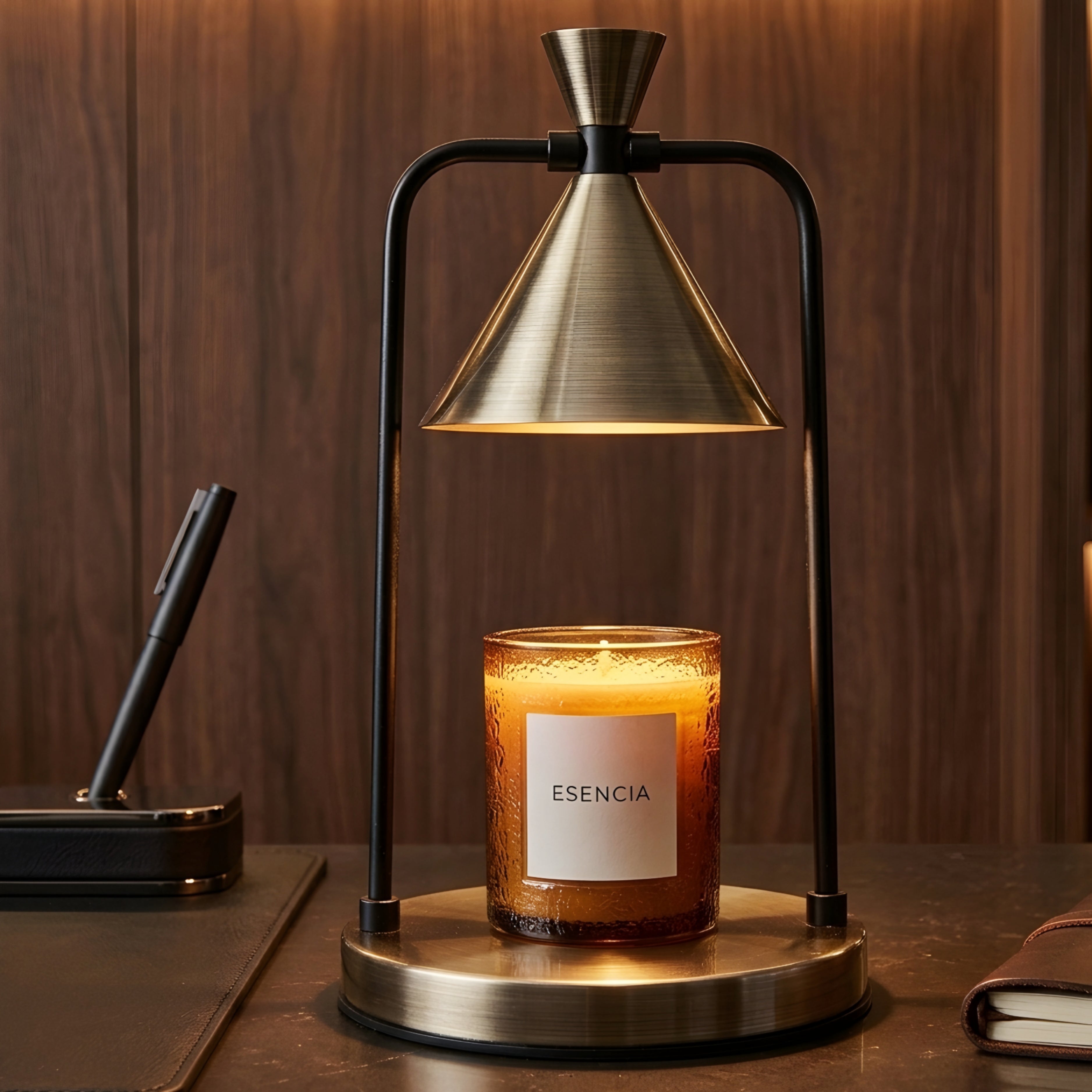 Caldero Arc Table Lamp – Modern White Bronze Metal Desk Lamp Living Room Bedroom Decorative Lighting