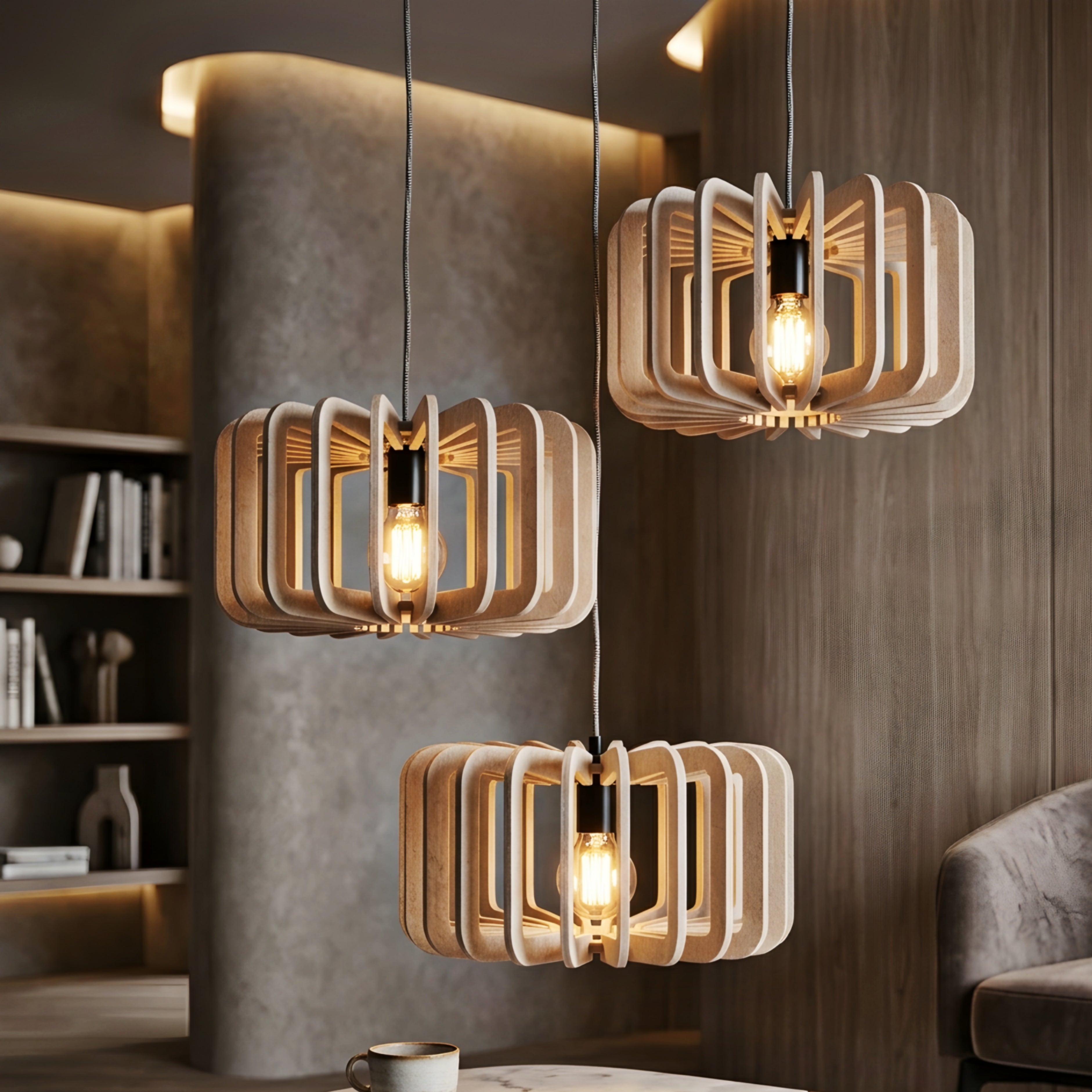 Vellure Pendant Light – Modern Decorative Lighting Ceiling Living Room Bedroom Dining Kitchen Hanging Fixture