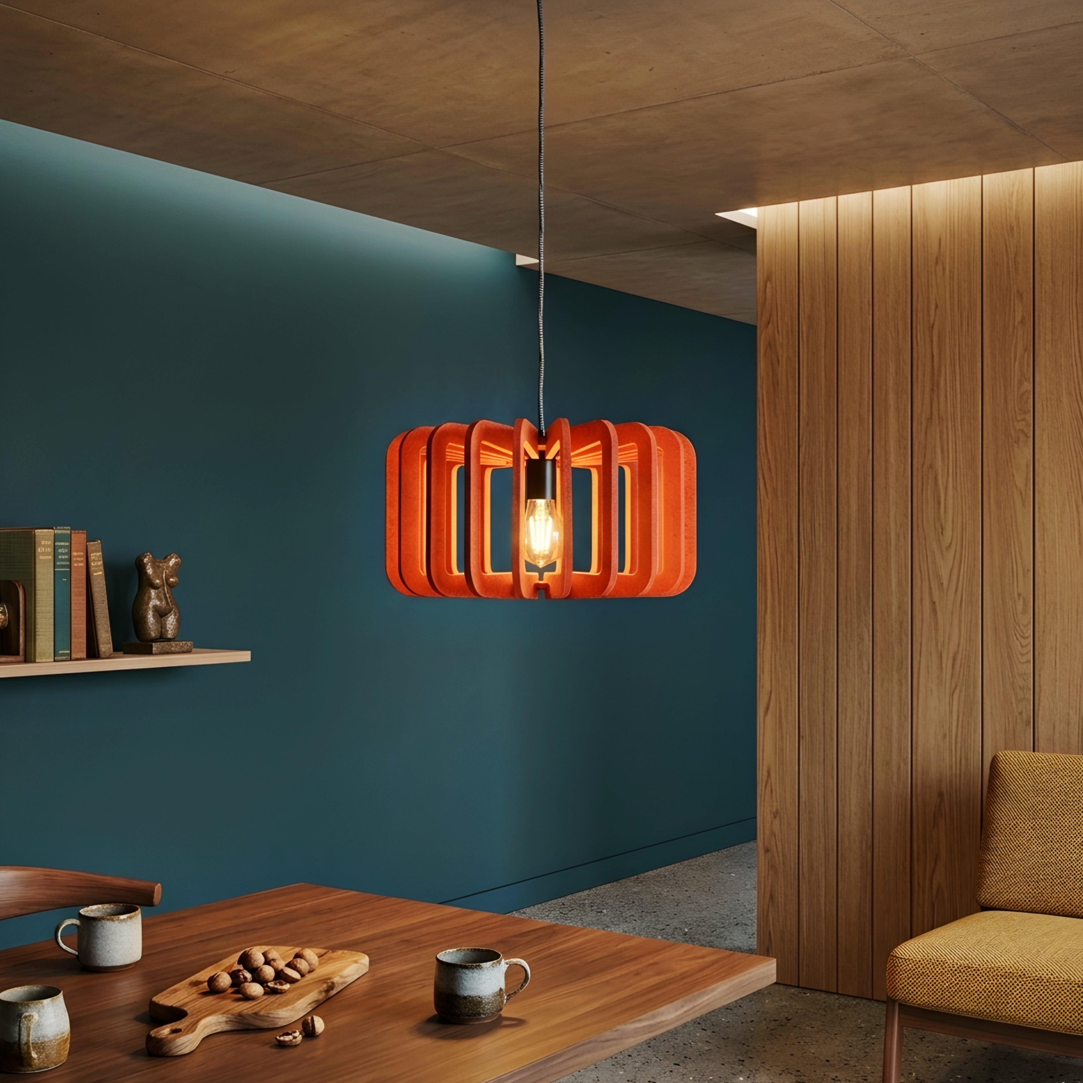 Vellure Pendant Light – Modern Decorative Lighting Ceiling Living Room Bedroom Dining Kitchen Hanging Fixture