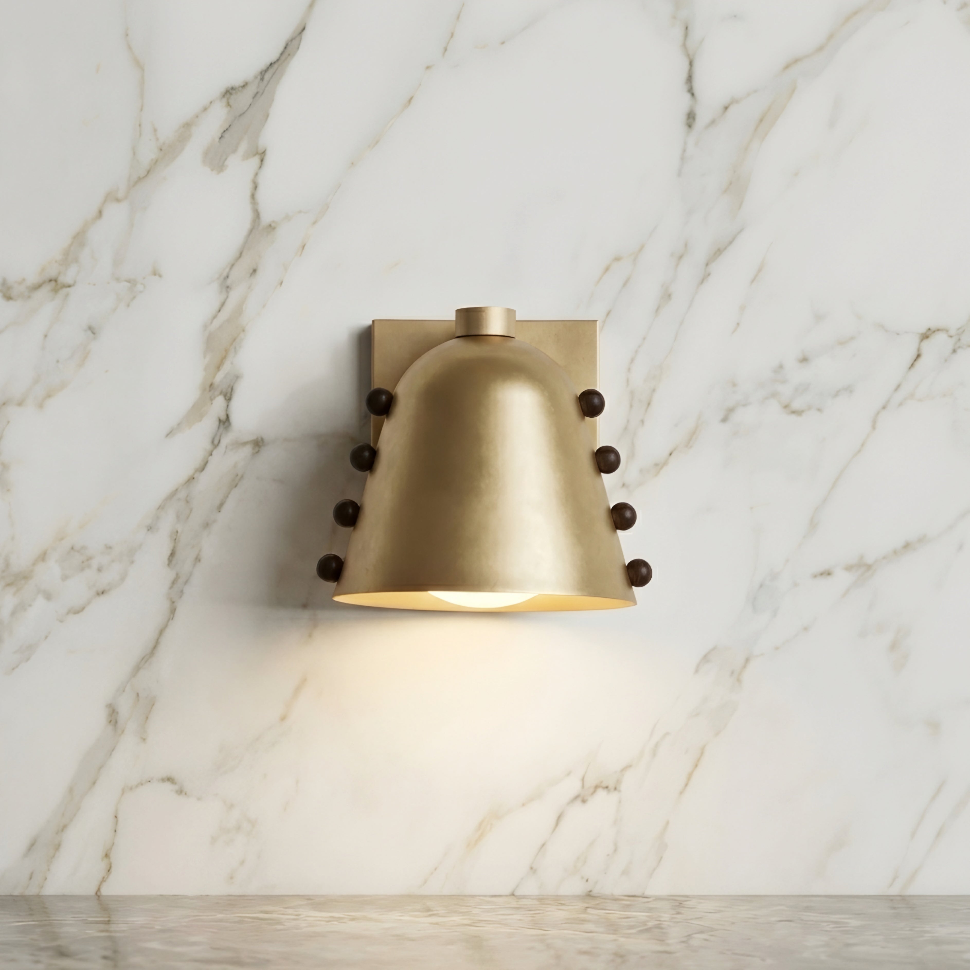 Boltrix Wall Sconce – Brushed Copper Metal Decorative Lighting Fixture Living Room Bedroom Hallway
