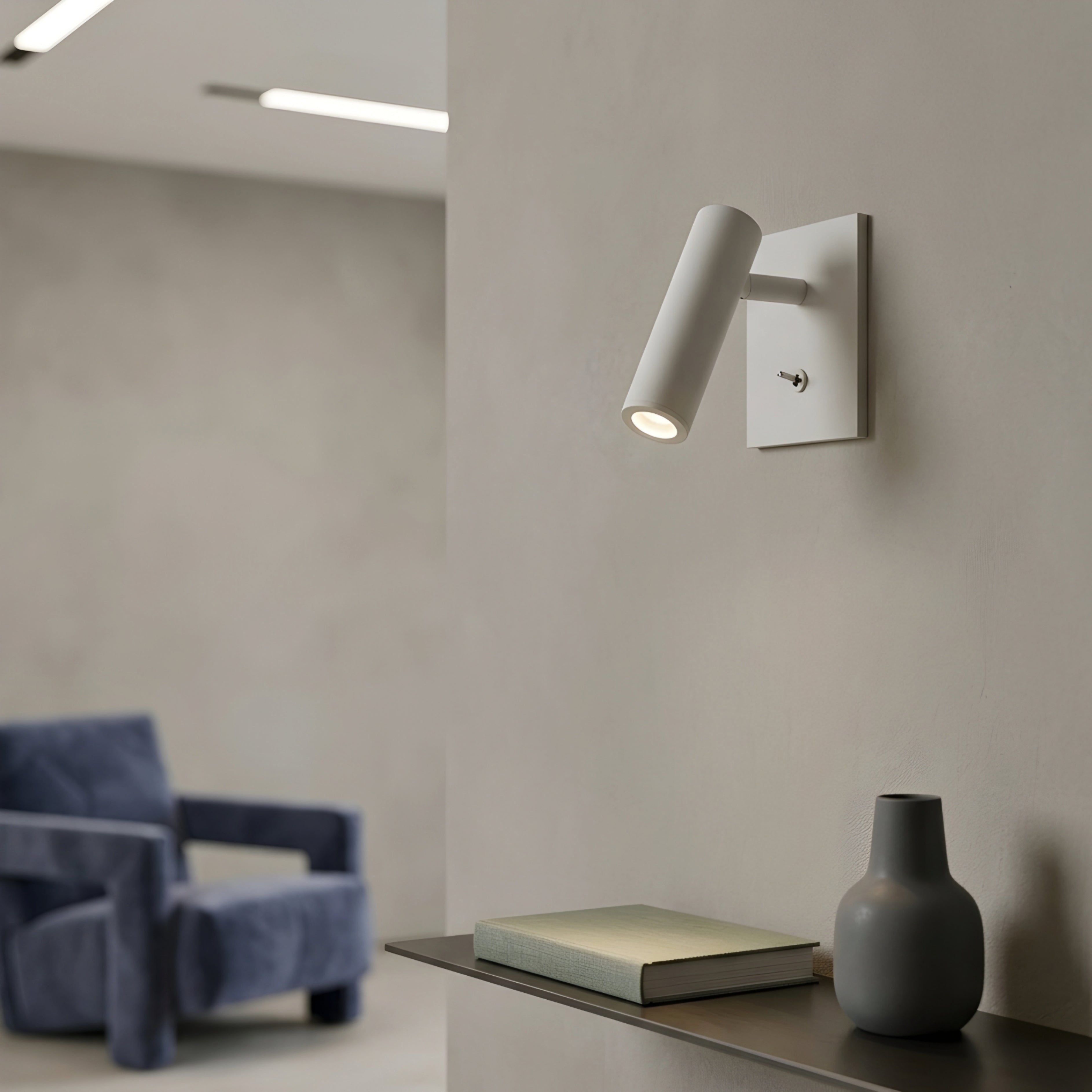 Cylux Spotlight Wall Sconce – LED Adjustable Reading Light Bedroom Modern Minimalist Directional