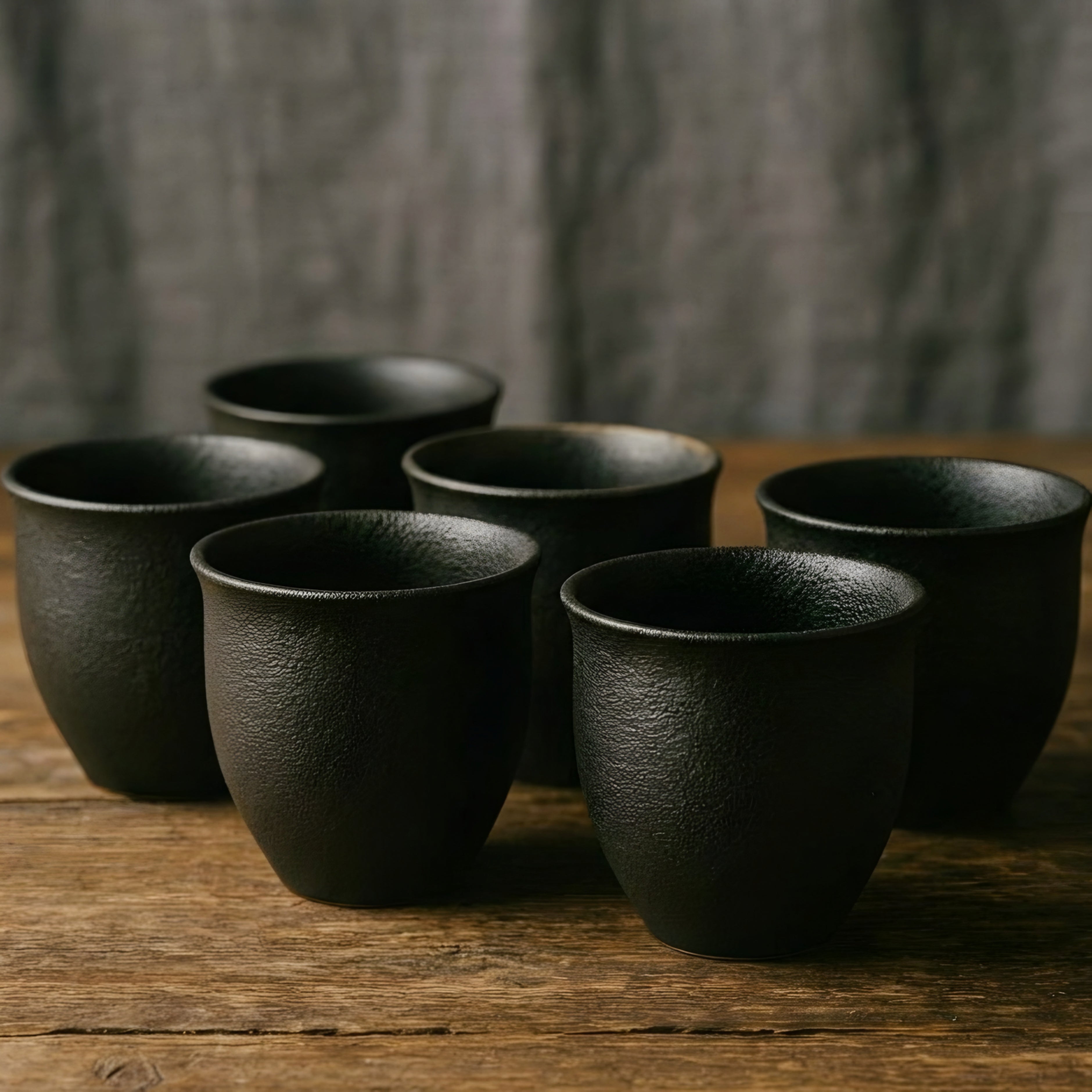 Terravox Ceramic Cup Set – Handmade Stoneware Coffee Tea Drinking Cups Rustic Speckled Matte Finish Kitchen