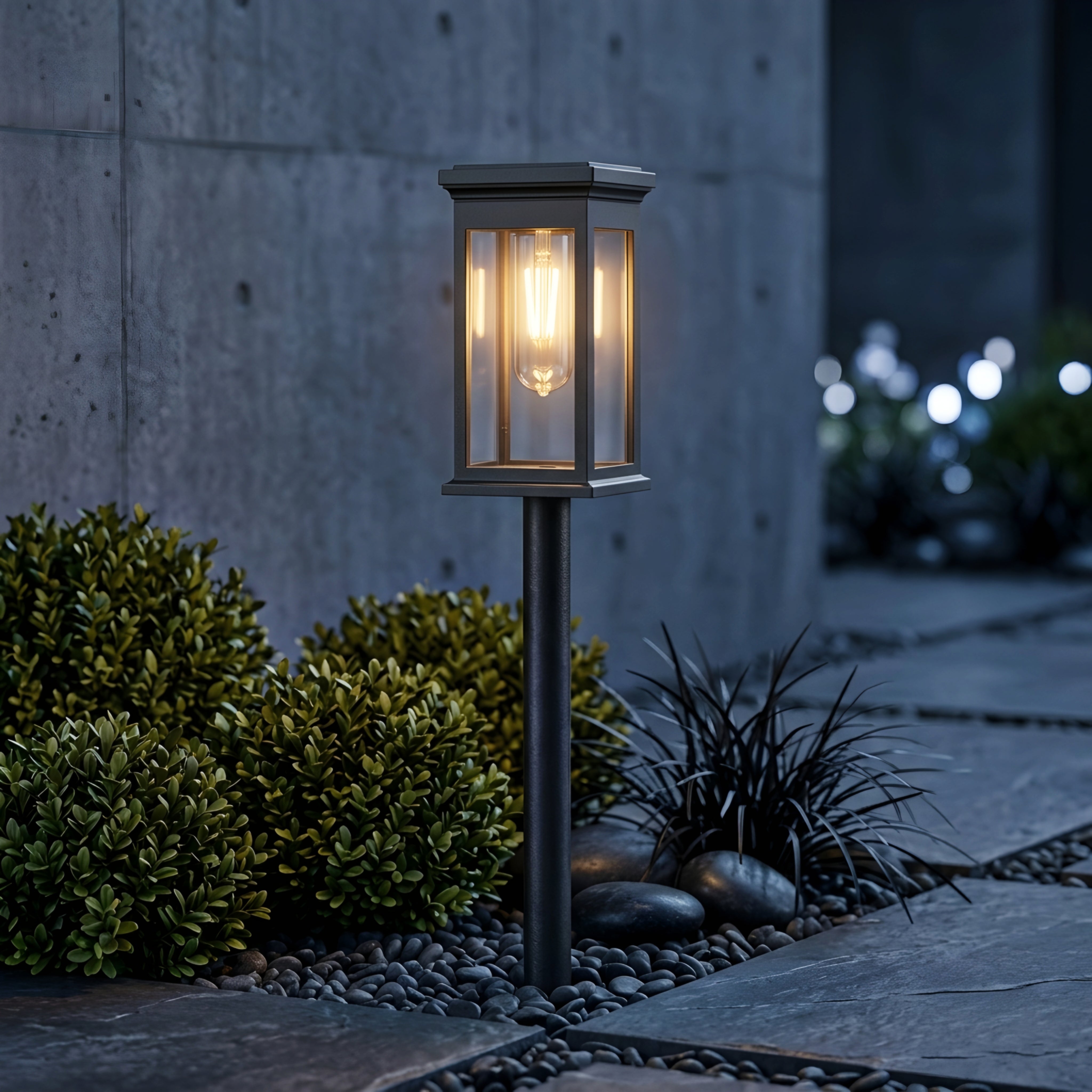 Hawthorne Solar Path Light – Outdoor Decorative Lantern LED Pathway Garden Patio Landscape