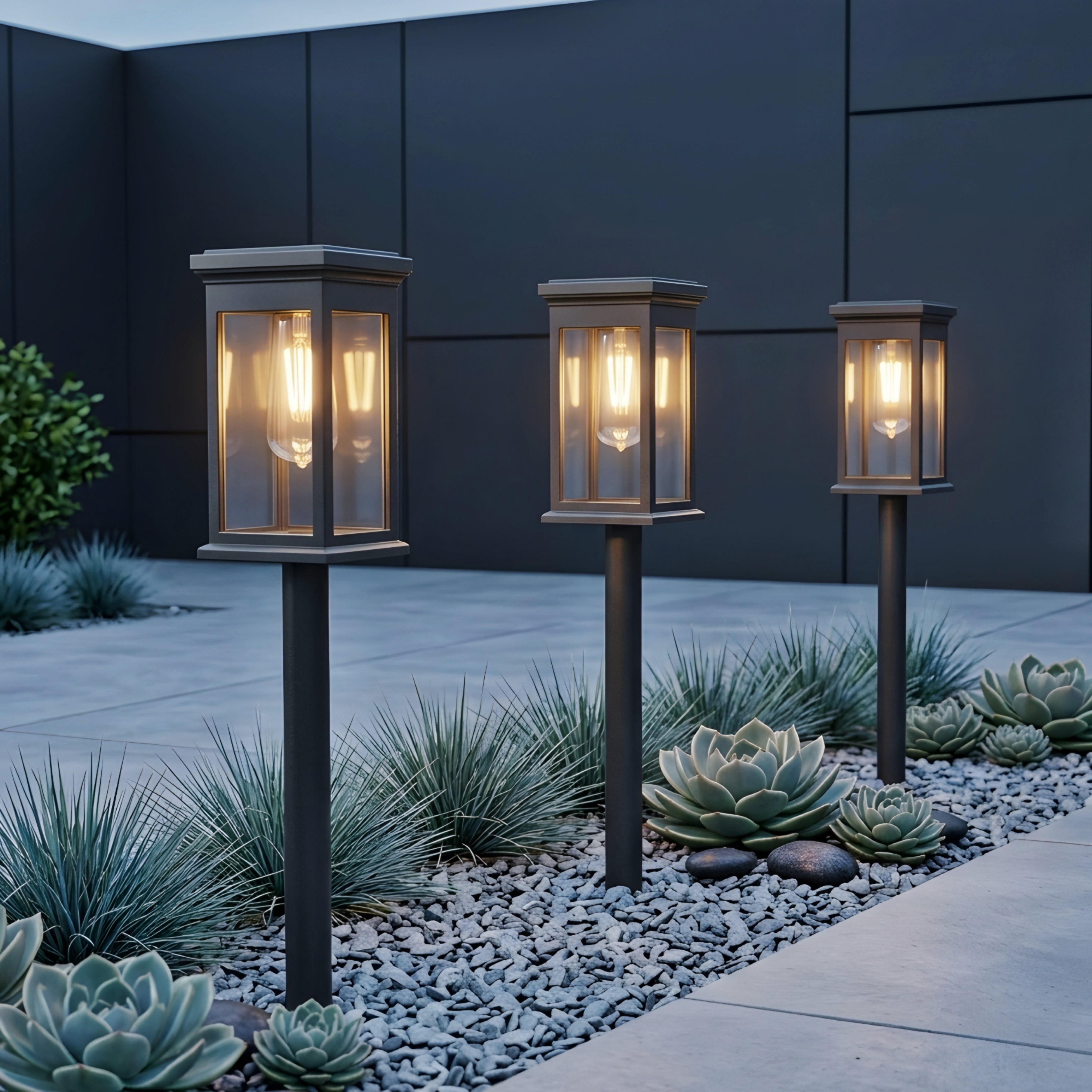 Hawthorne Solar Path Light – Outdoor Decorative Lantern LED Pathway Garden Patio Landscape