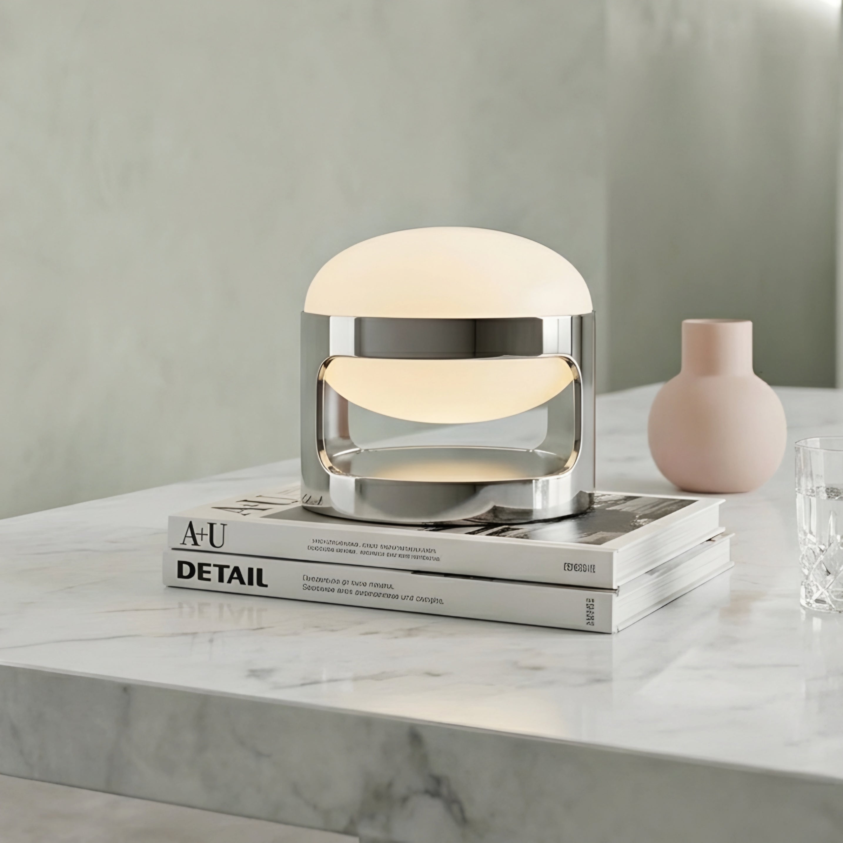 Orvella Glass Table Lamp – Modern LED Decorative Lighting Living Room Bedroom Bedside Desk Light