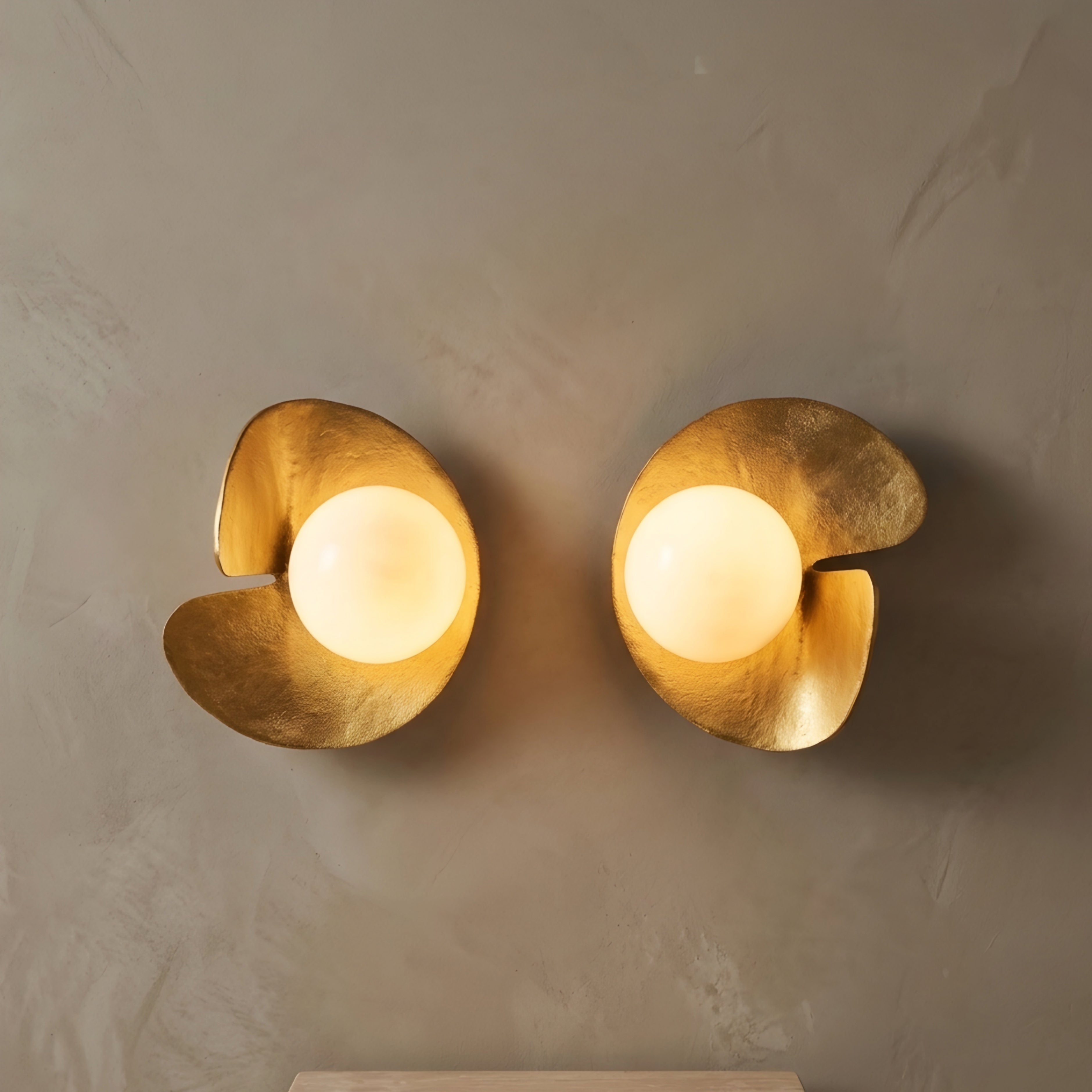 Koval Spiral Wall Sconce – Modern Gold Decorative Wall Light Bedroom Living Room Sculptural Lighting Fixture