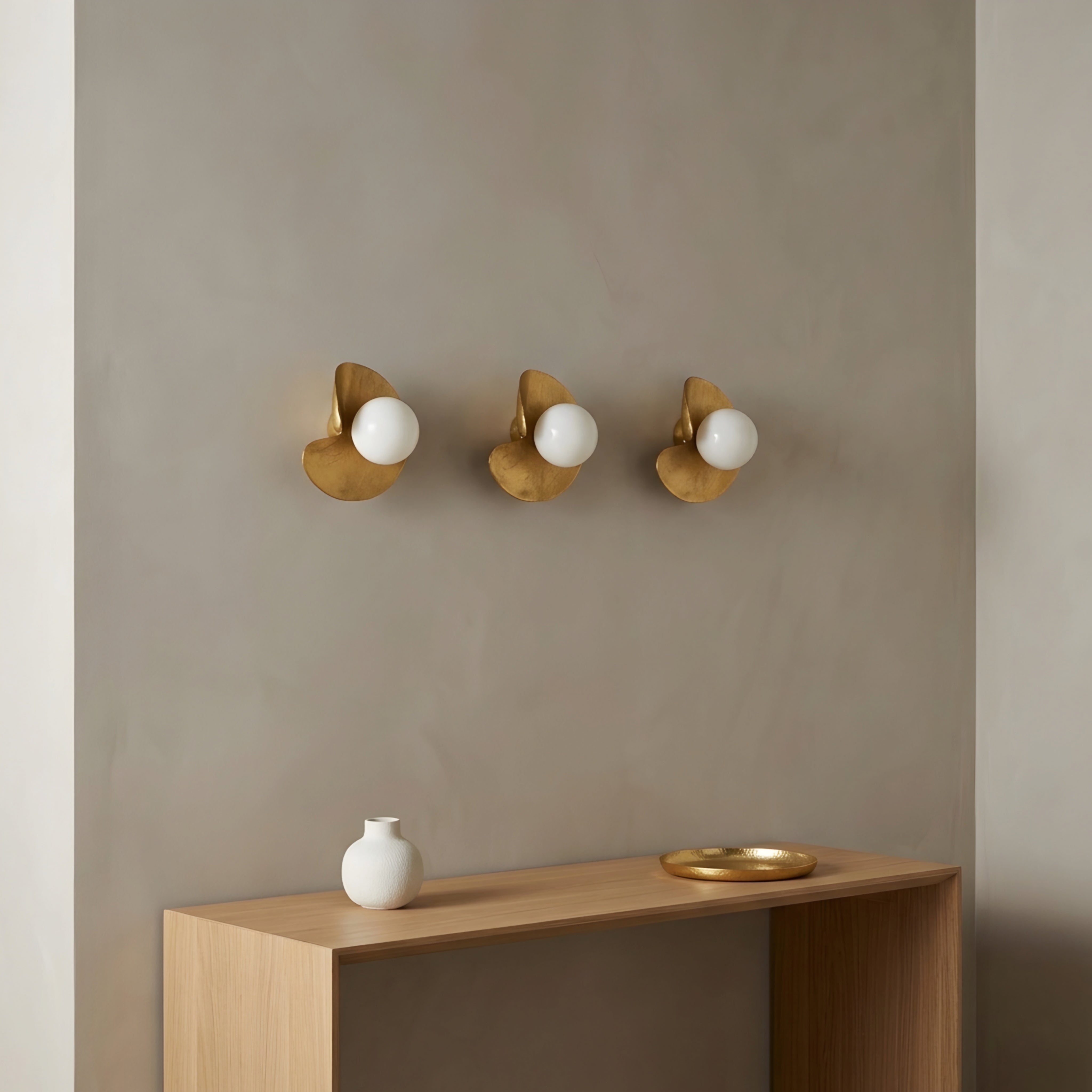 Koval Spiral Wall Sconce – Modern Gold Decorative Wall Light Bedroom Living Room Sculptural Lighting Fixture
