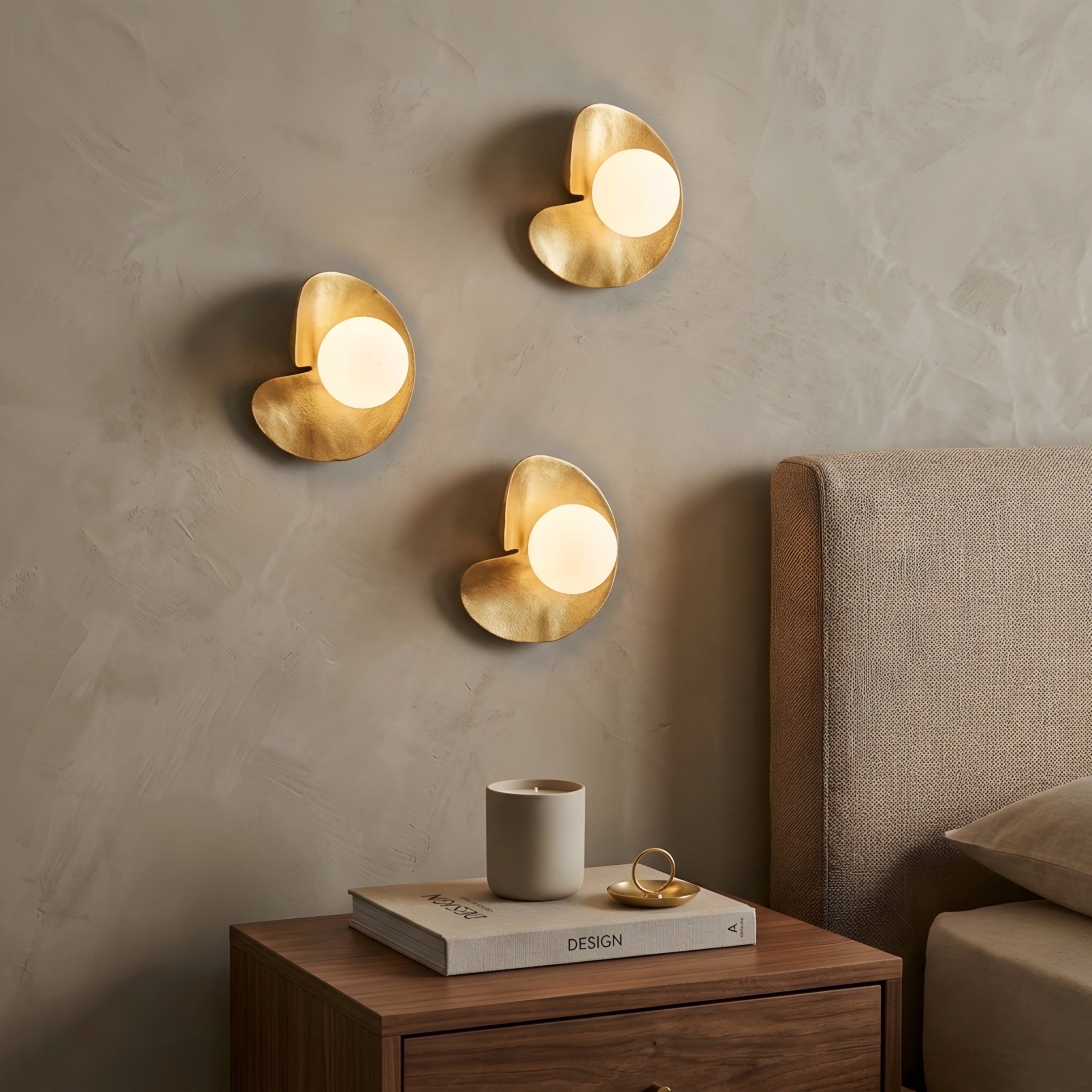 Koval Spiral Wall Sconce – Modern Gold Decorative Wall Light Bedroom Living Room Sculptural Lighting Fixture