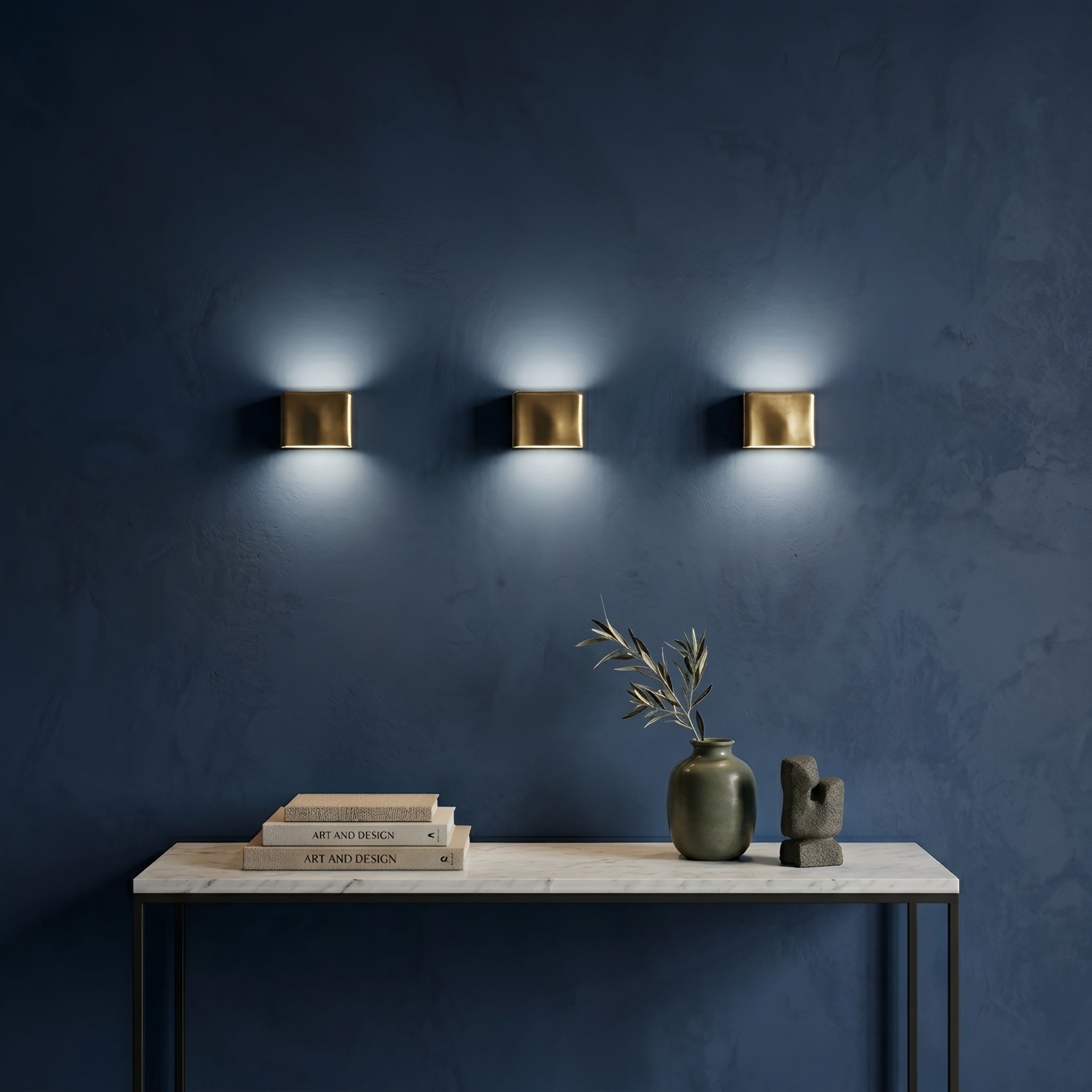 Vanta Curve Wall Sconce – Brushed Gold Decorative Lighting Modern Minimalist Metal Fixture
