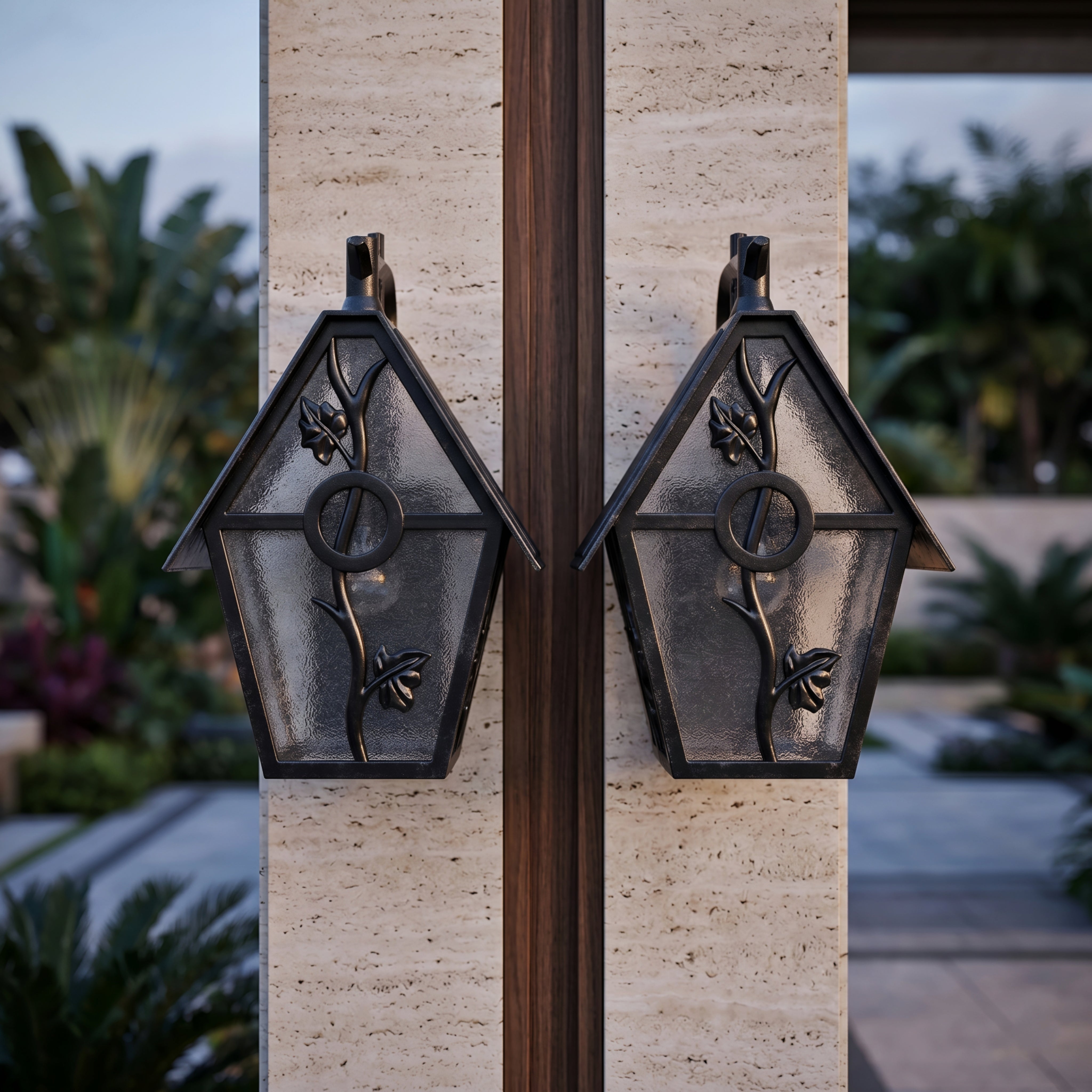 Briarwood Carriage Outdoor Wall Sconce – Rustic Lantern Style Decorative Lighting Fixture Patio Entryway