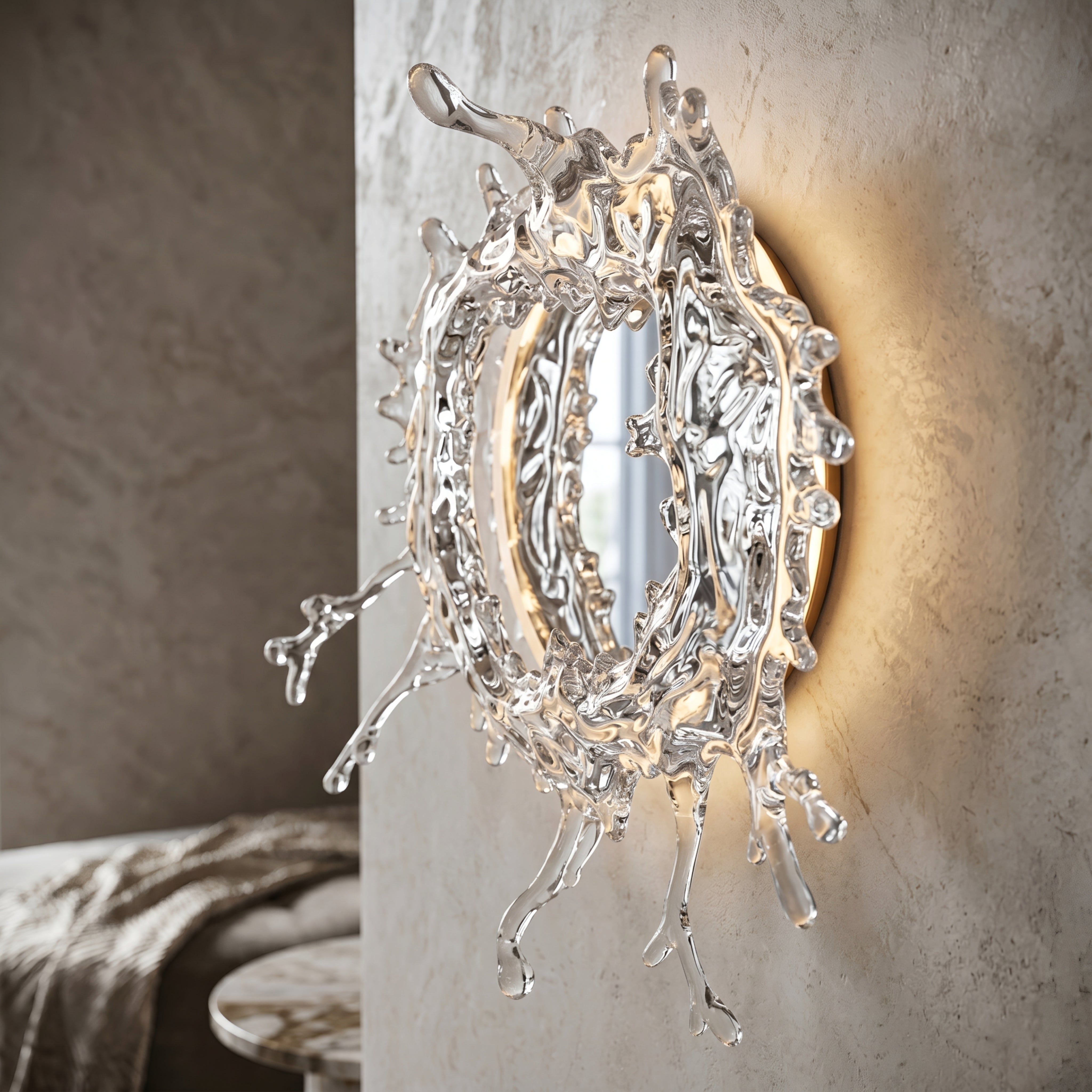 Zelvior Wall Sconce – LED Flameless Candles Wall Mounted Decorative Lighting Gold Silver Finish